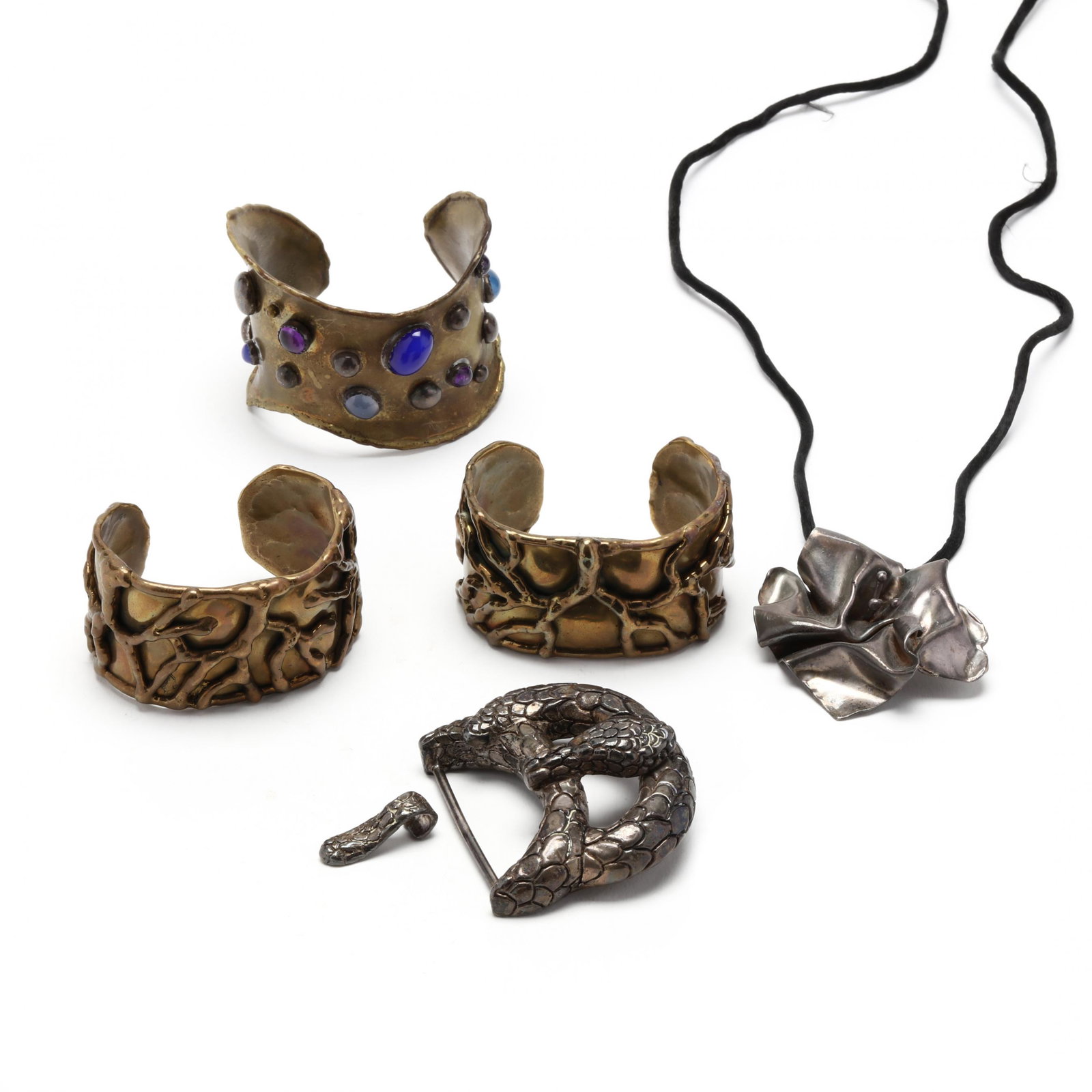 Group of Metalwork Jewelry Items (1 of 5)