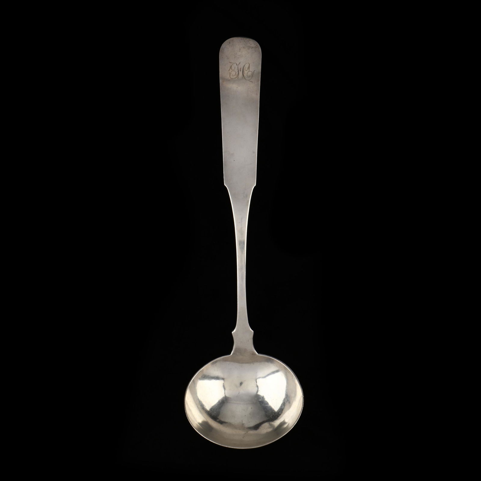 An American Coin Silver Soup Ladle (1 of 4)
