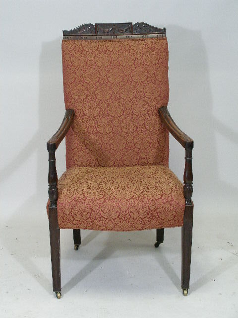 American Centennial Open Arm Chair, c. 1870's,