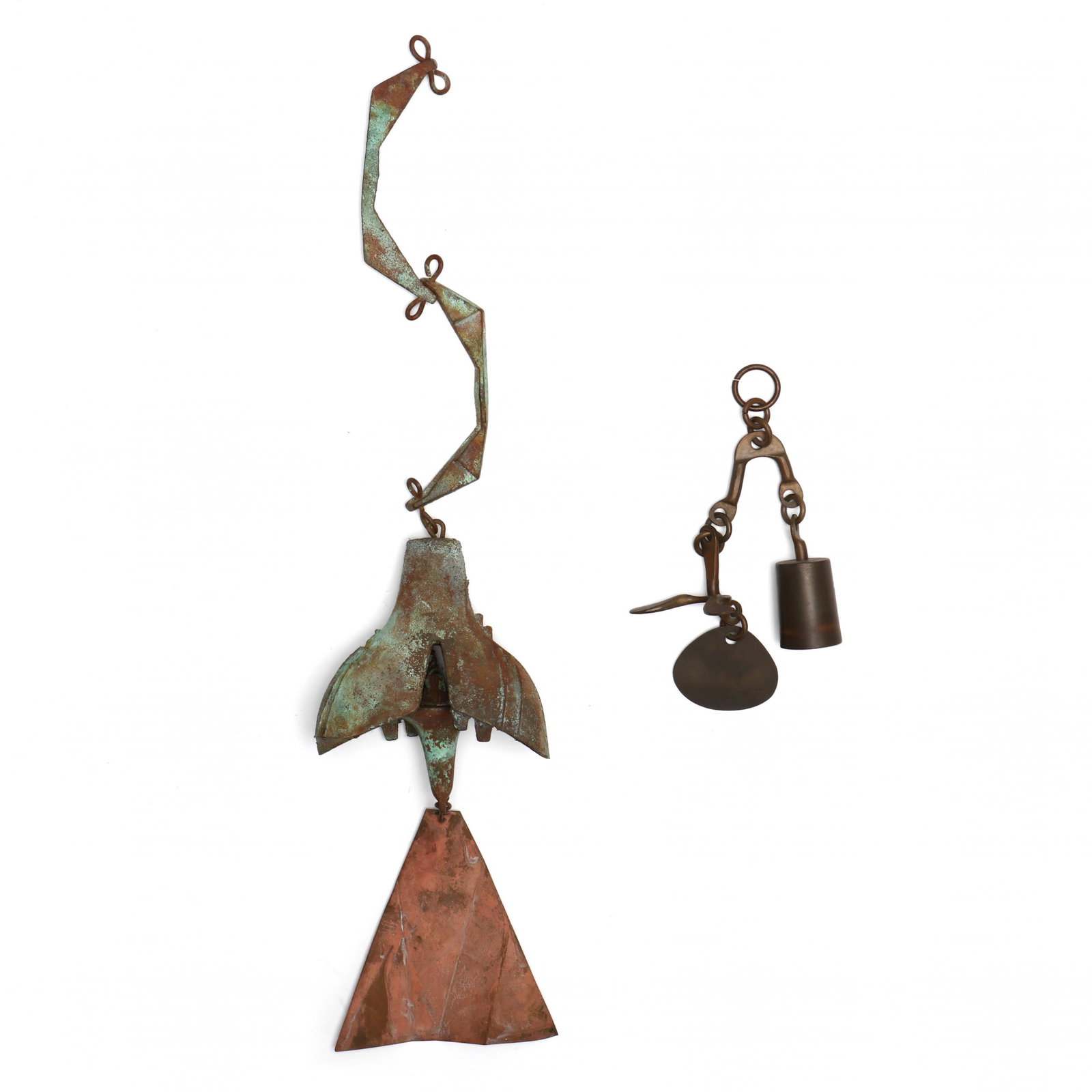 Two Modernist Bronze Windbells, including Paolo Soleri and Richard Fisher (1 of 8)