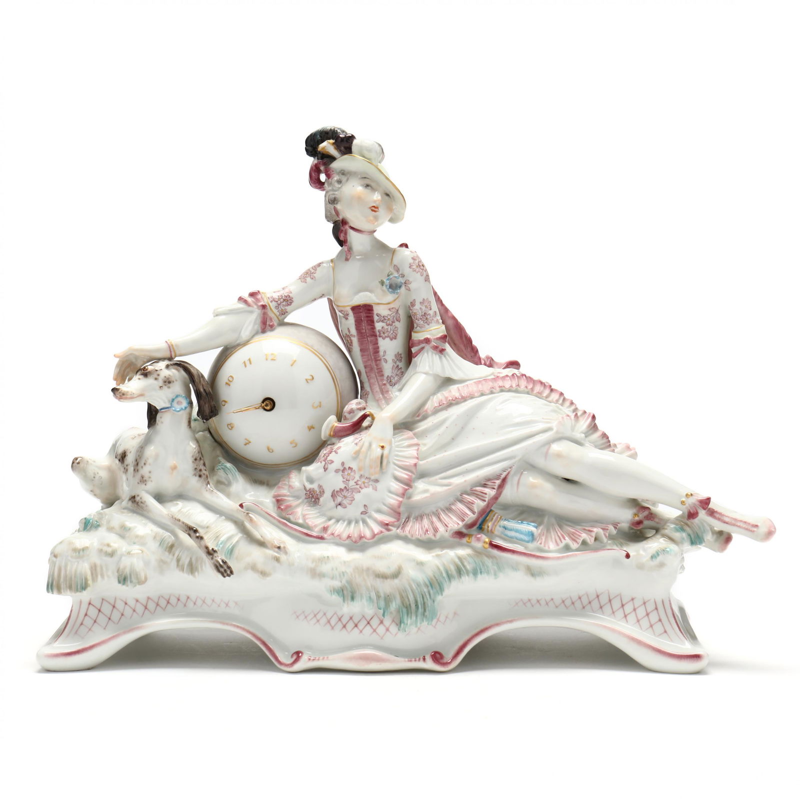 Meissen Figural Porcelain Clock (1 of 9)