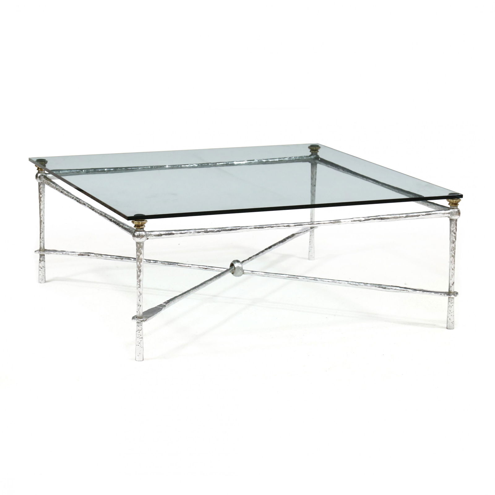 Giacometti Style Chromed Cocktail Table (1 of 3)