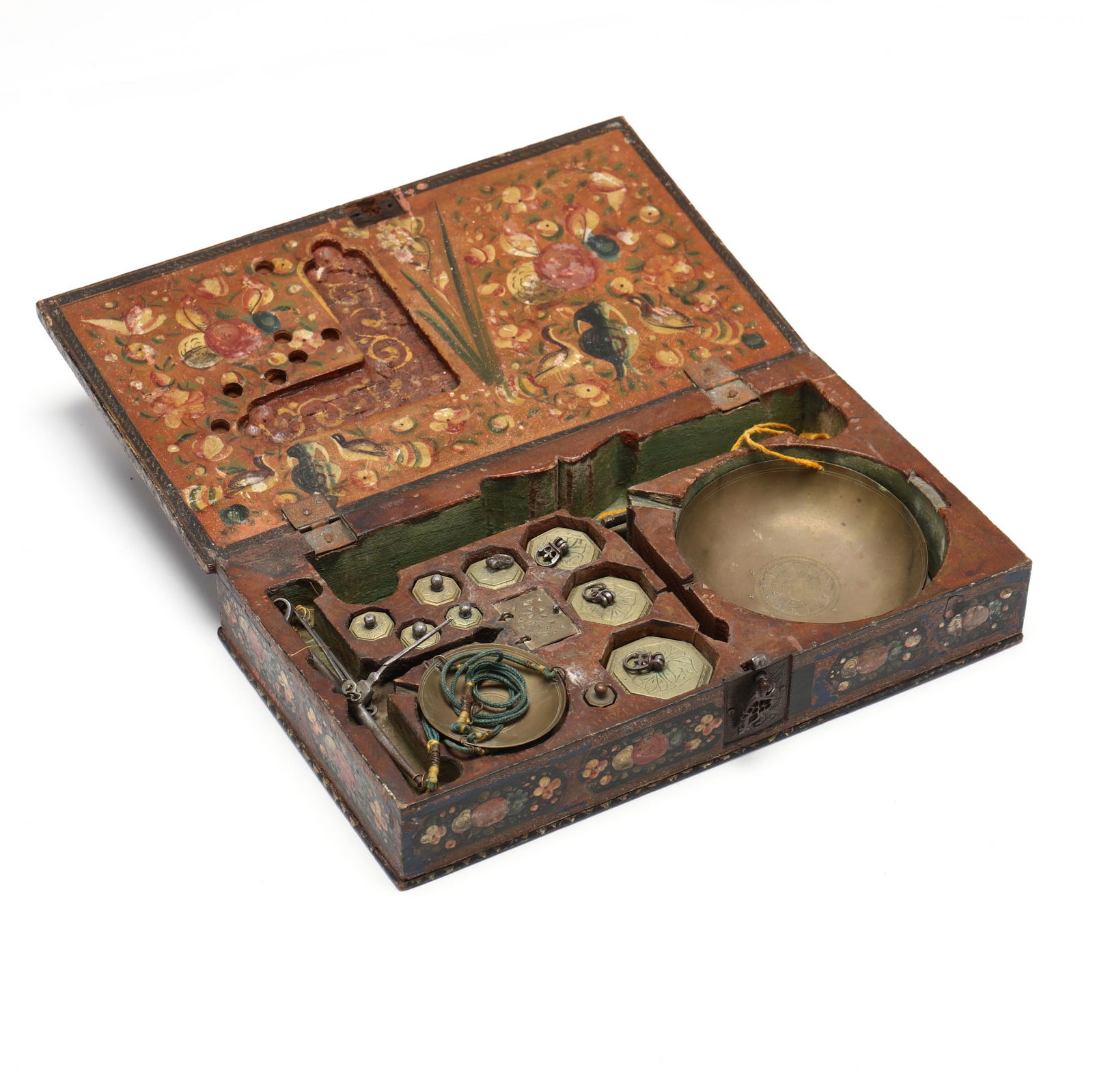 Boxed Islamic Scales and Weights, Likely Persian, 19th Century (1 of 3)