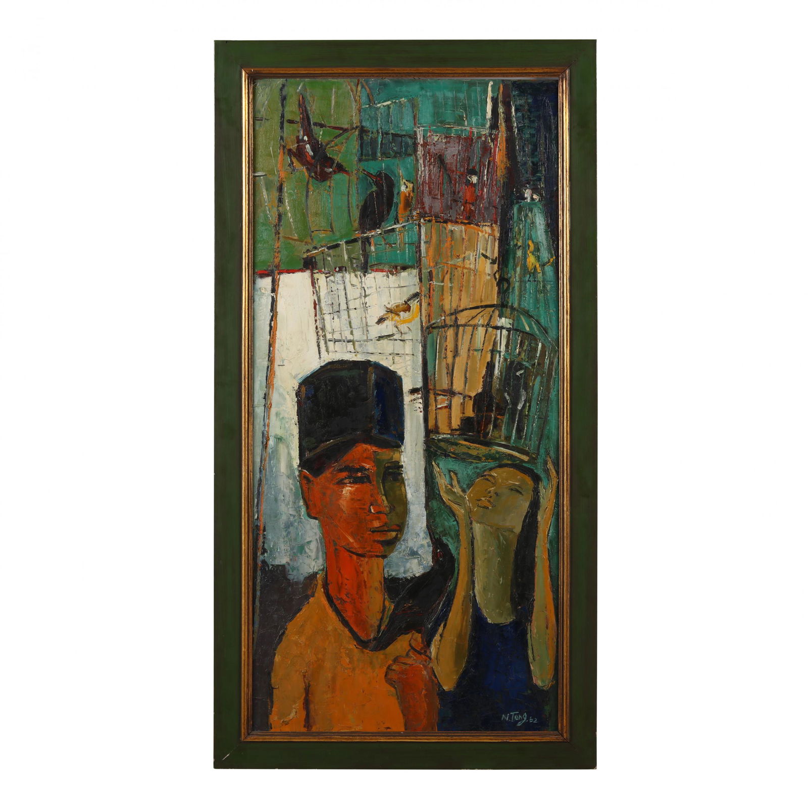 Chang Nai Tong (Malaysian, 20th century),  Birds (1 of 6)