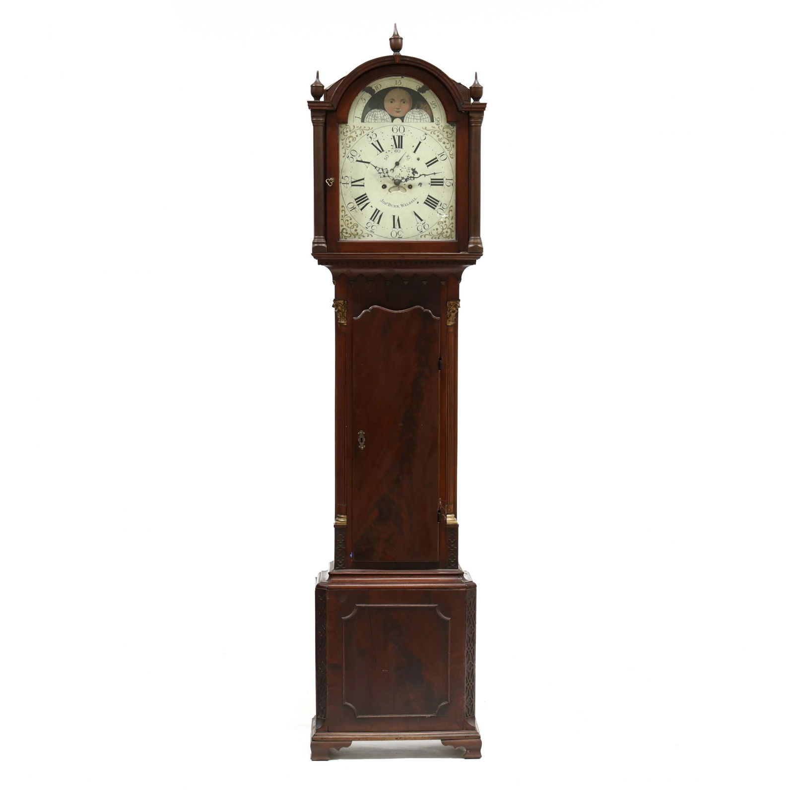 George III Mahogany Tall Case Clock (1 of 11)
