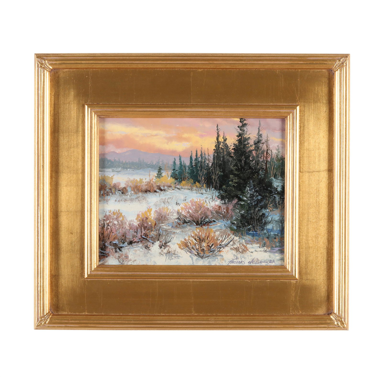 Thomas deDecker (American, b. 1951),  Warmth of Winter (1 of 5)