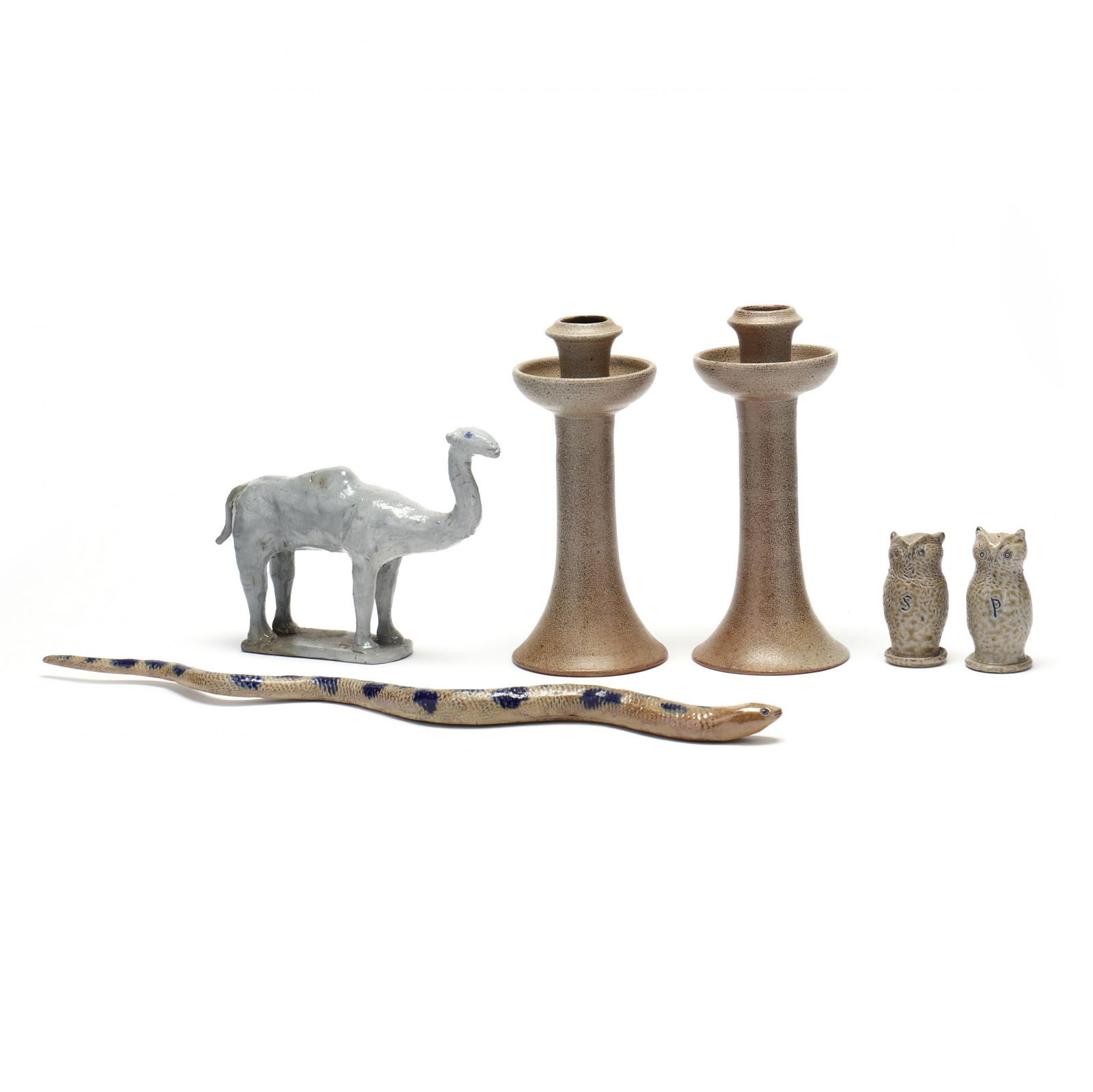 Charles and Larry Moore (NC), Five Pottery Items (1 of 13)