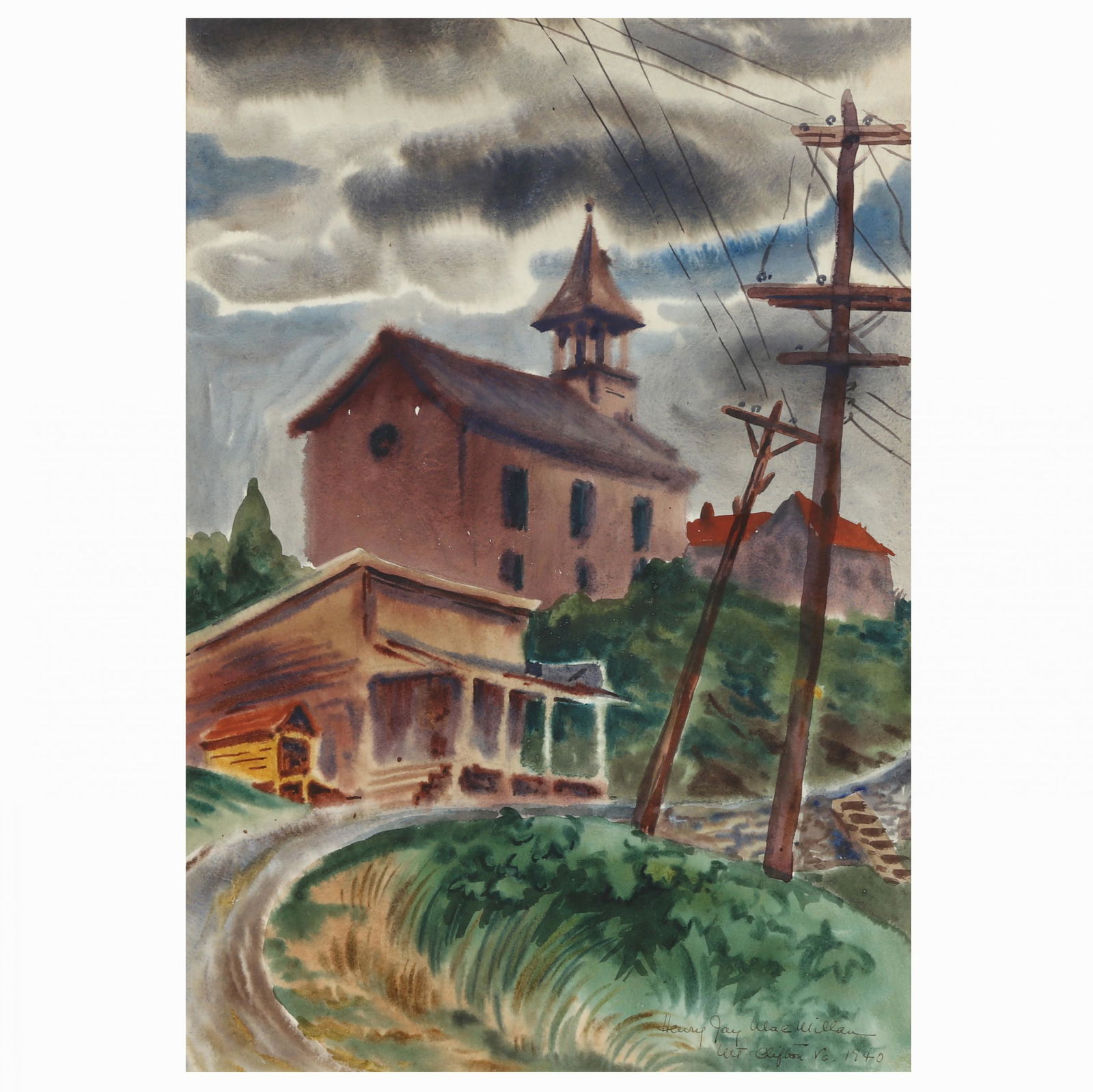 Henry Jay MacMillan (American, 1908-1991),  Mount Clifton, Virginia (1 of 5)