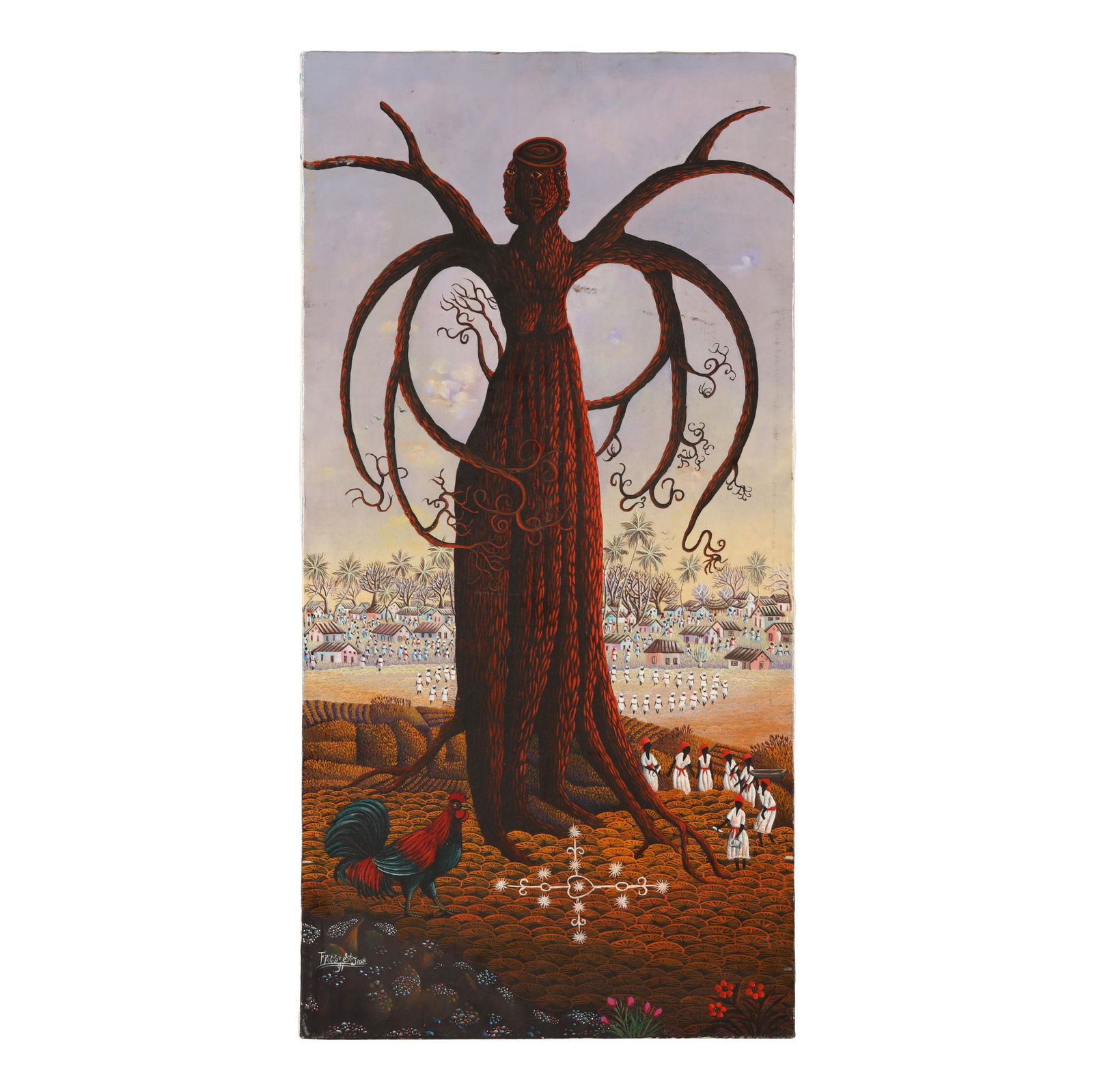 Fritz St. Jean (Haitian, 1954-2017), Tree of Life (1 of 3)
