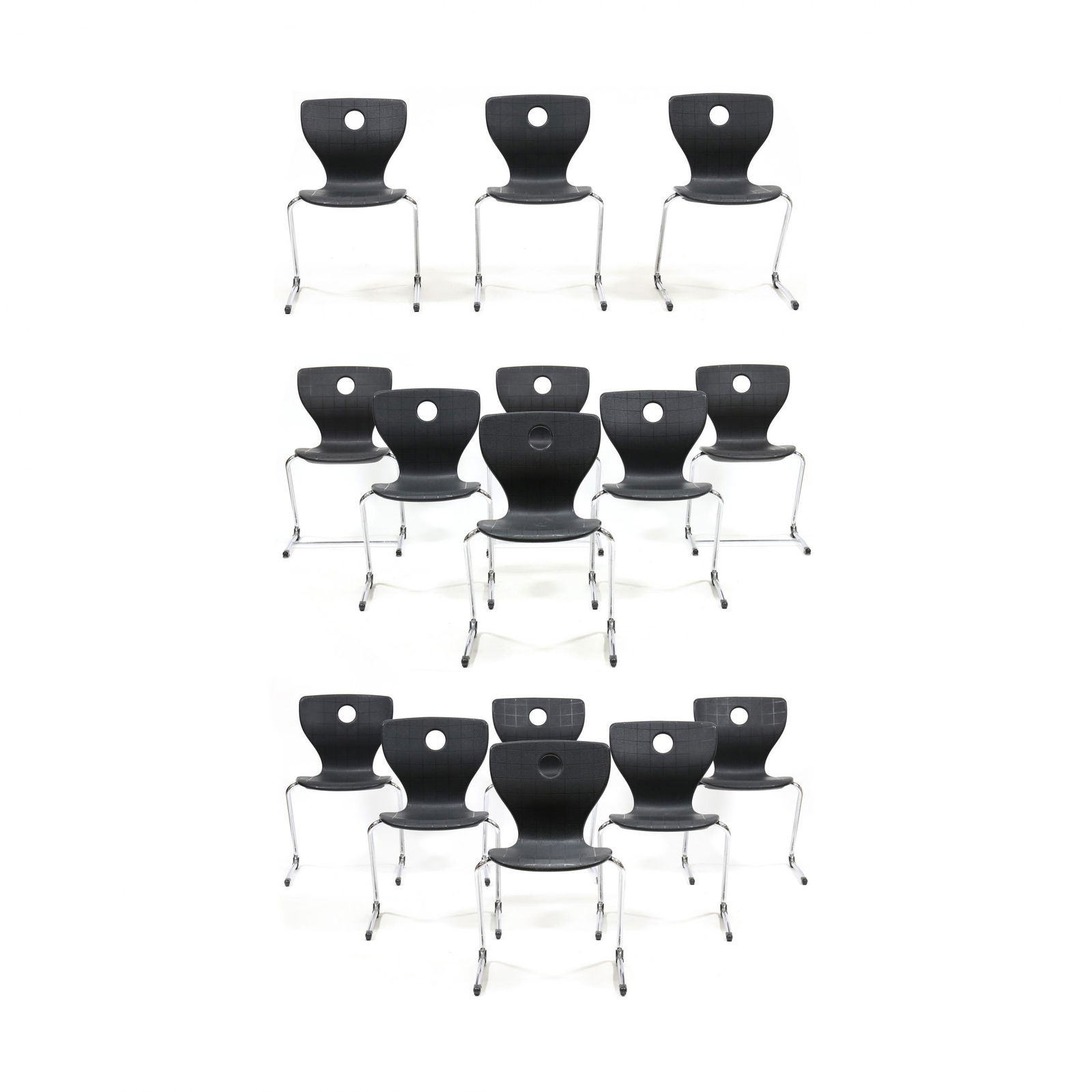 Verner Panton (Denmark, 1926-1998), (15)  PantoSwing LuPo  Chairs (1 of 11)