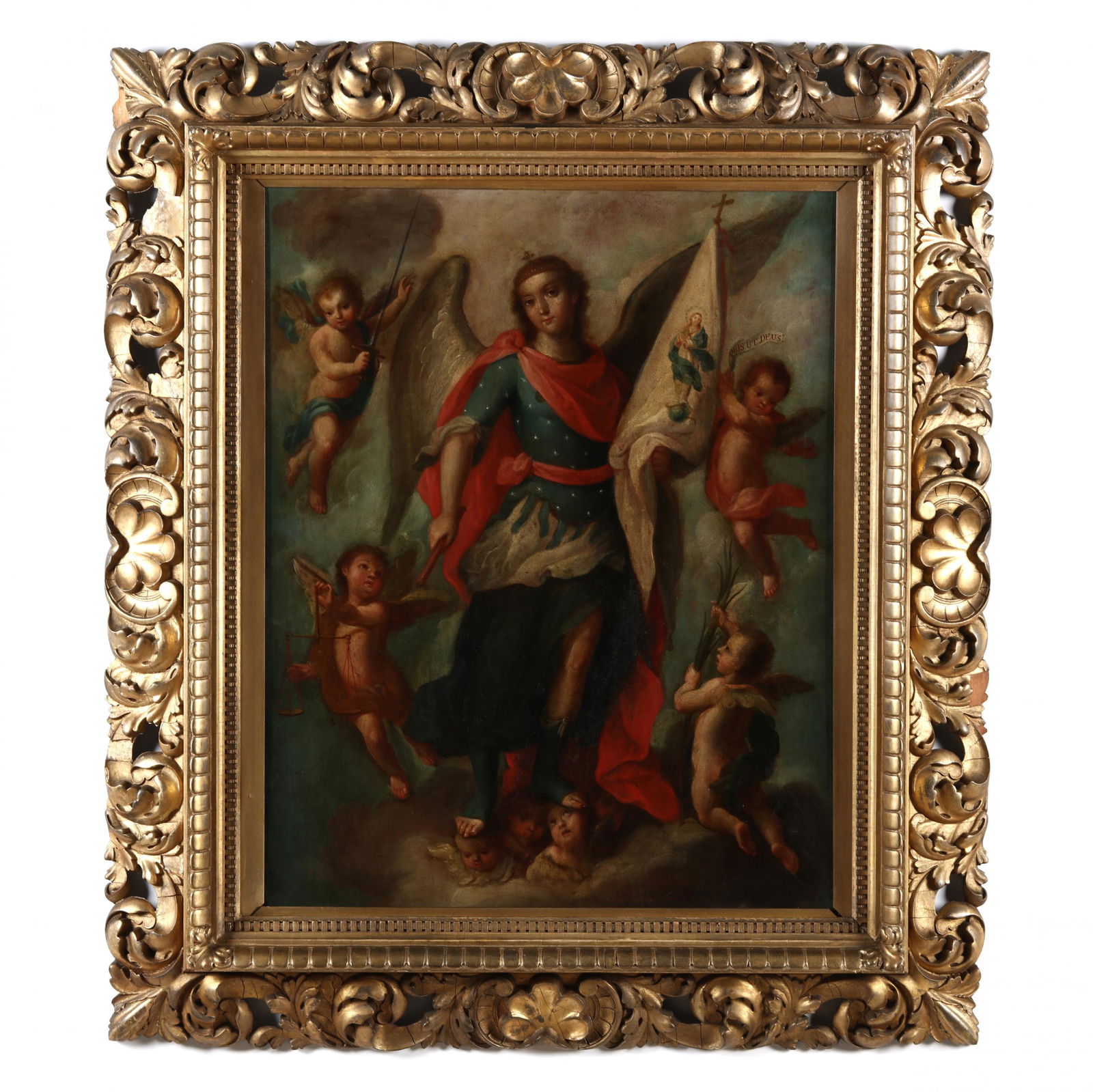 Andrés López (Mexican, active 1763-1811), Saint Michael the Archangel (1 of 10)