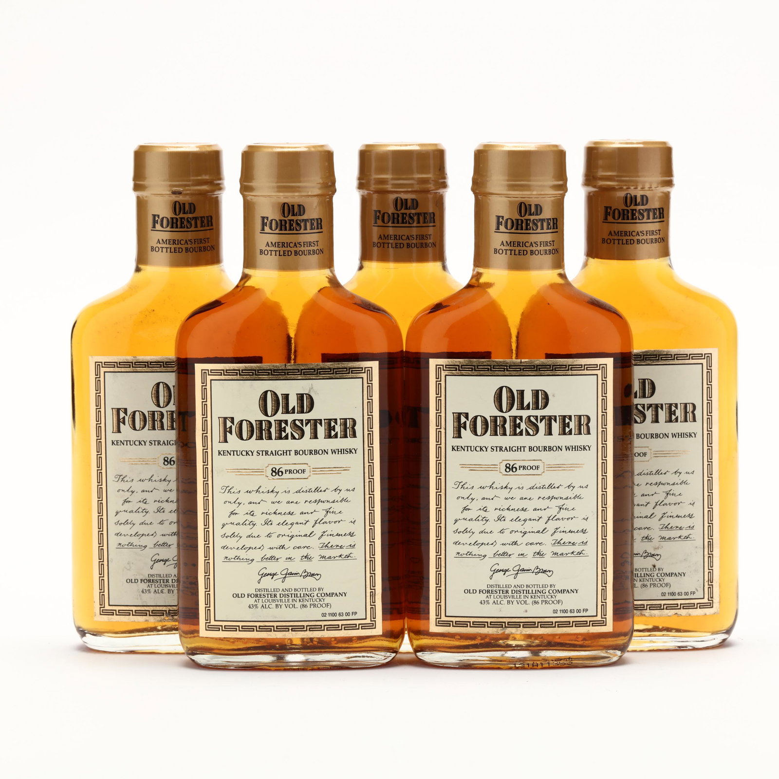 Old Forester Bourbon Whiskey: Old Forester Bourbon Whiskey The buyer acknowledges that he/she is acting within compliance with their state and local laws in regards to the purchase, transportation and delivery of spirituous liquor