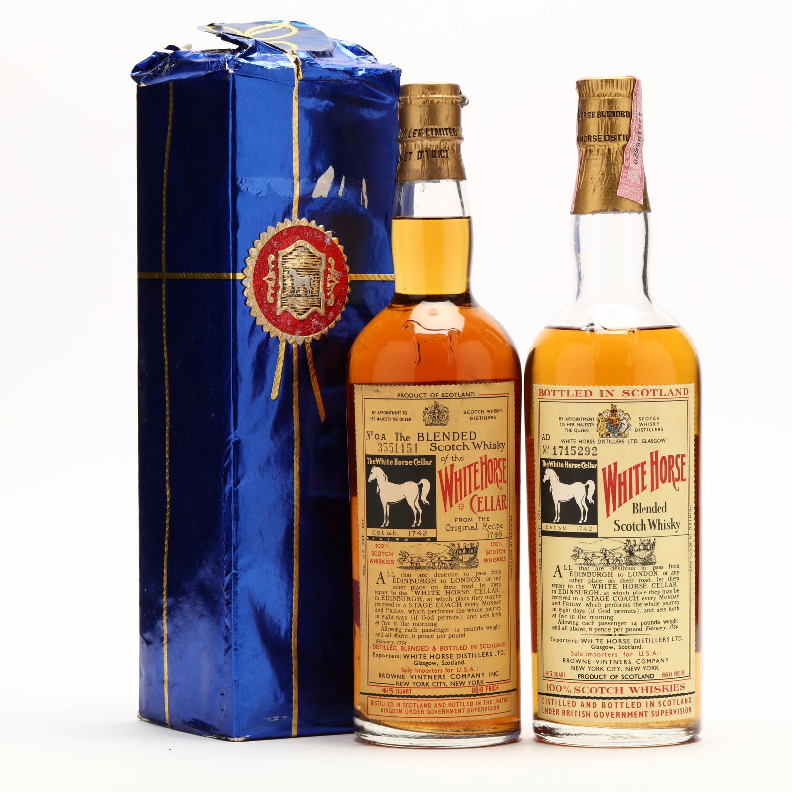 White Horse Blended Scotch Whisky: White Horse Blended Scotch Whisky The buyer acknowledges that he/she is acting within compliance with their state and local laws in regards to the purchase, transportation and delivery of spirituous l