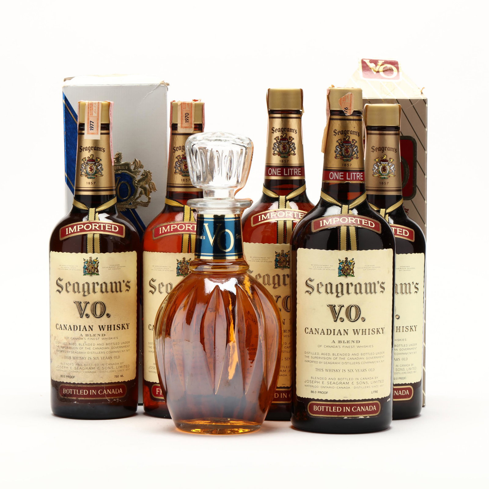 Seagram's V.O. Canadian Whisky: Seagram's V.O. Canadian Whisky The buyer acknowledges that he/she is acting within compliance with their state and local laws in regards to the purchase, transportation and delivery of spirituous liqu