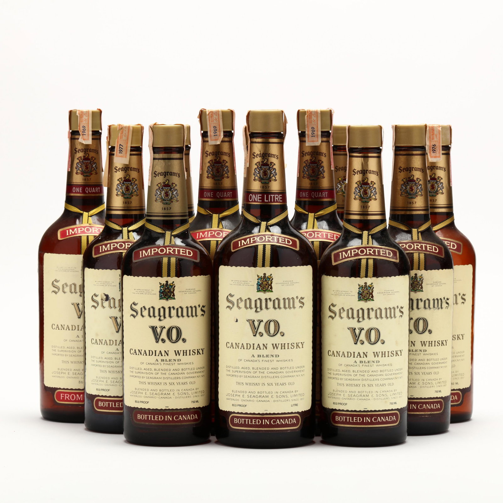Seagram's V.O. Canadian Whisky: Seagram's V.O. Canadian Whisky The buyer acknowledges that he/she is acting within compliance with their state and local laws in regards to the purchase, transportation and delivery of spirituous liqu