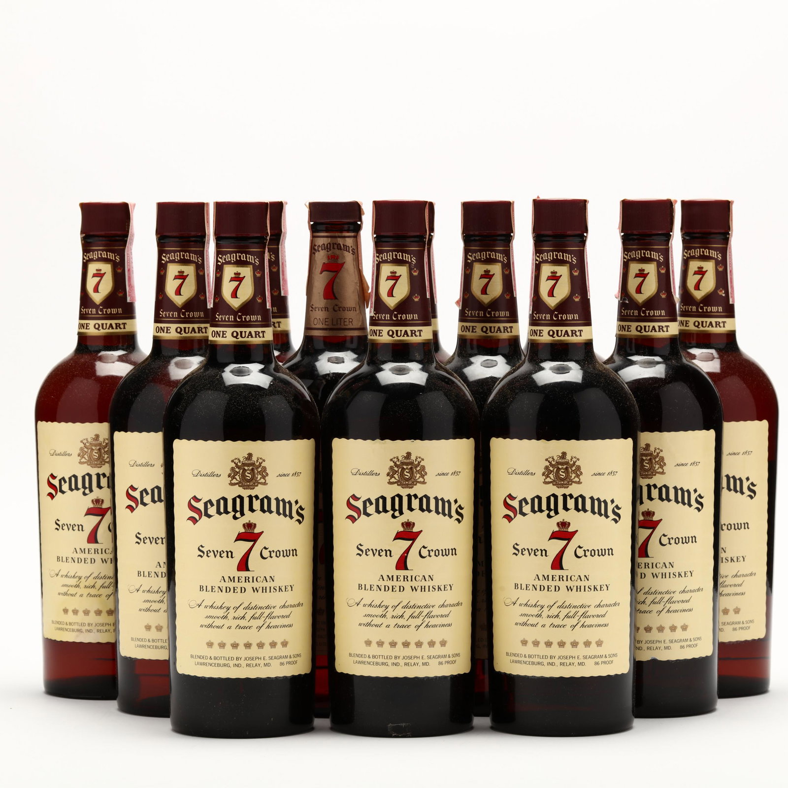 Seagram's 7 Crown American Blended Whiskey: Seagram's 7 Crown American Blended Whiskey The buyer acknowledges that he/she is acting within compliance with their state and local laws in regards to the purchase, transportation and delivery of spi