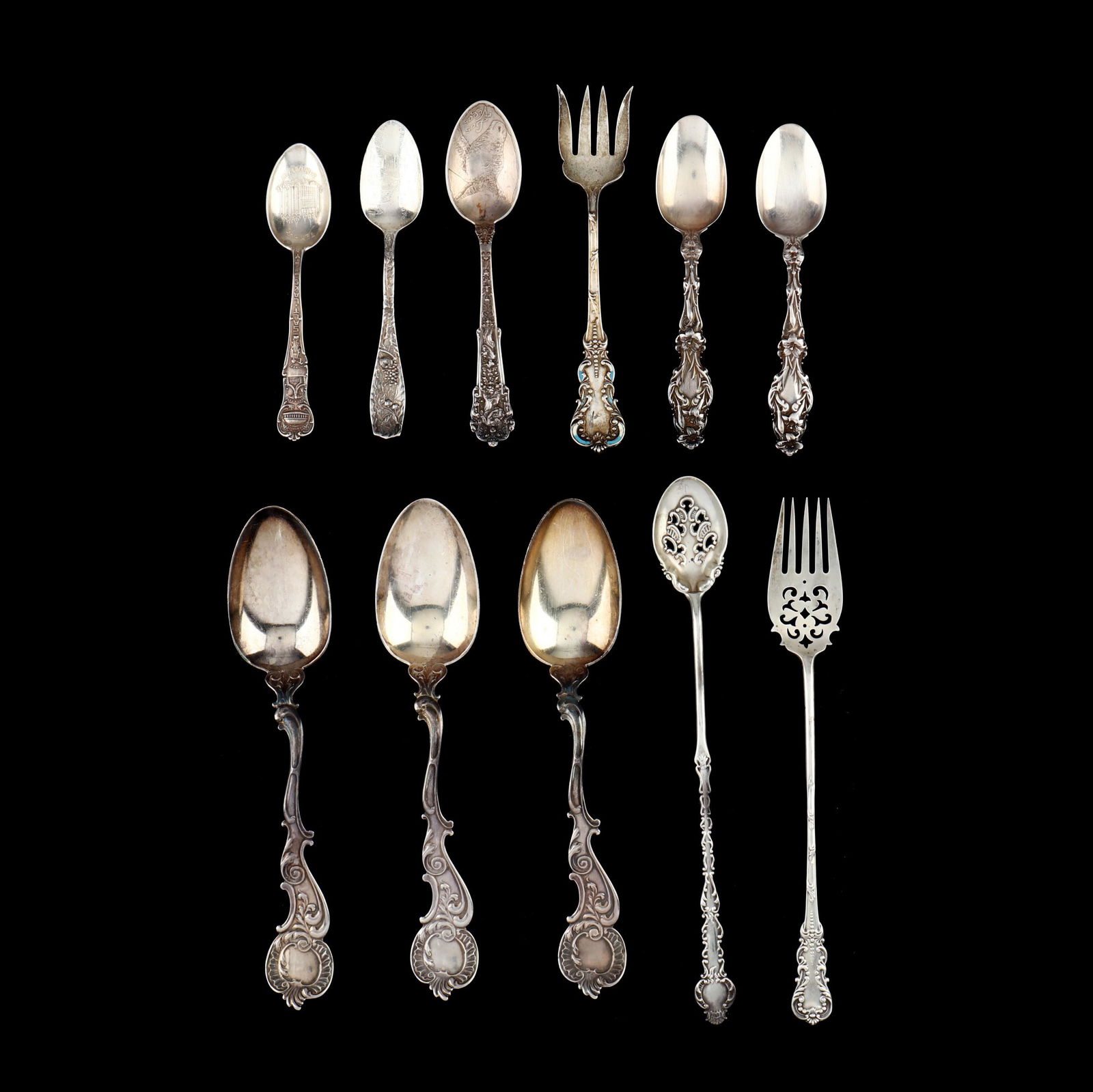Eleven Pieces of Sterling Silver Flatware (1 of 6)