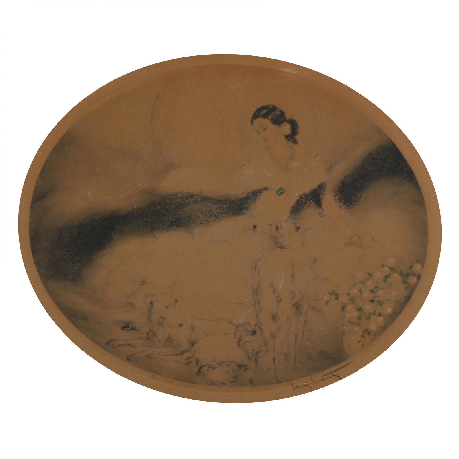 Louis Icart (French, 1888-1950),  Sommeil , With Hand-Drawn Remarque (1 of 5)