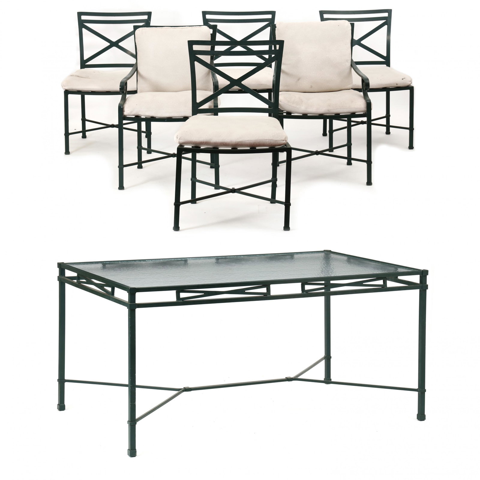 Brown-Jordan Table and Six Chairs (1 of 17)