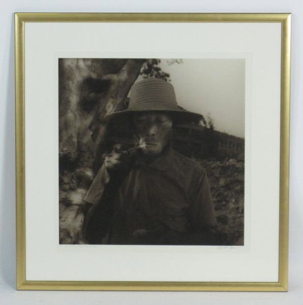 David M. Spear (NC), "Lee Wong / Tongjie China": David M. Spear (NC), "Lee Wong / Tongjie China" gelatin silver print, signed at lower left, numbered 1/1 and inscribed "Lee Wong / Tongjie, China / 2006" at lower left. SS 19.5 x 19 in. From the book 