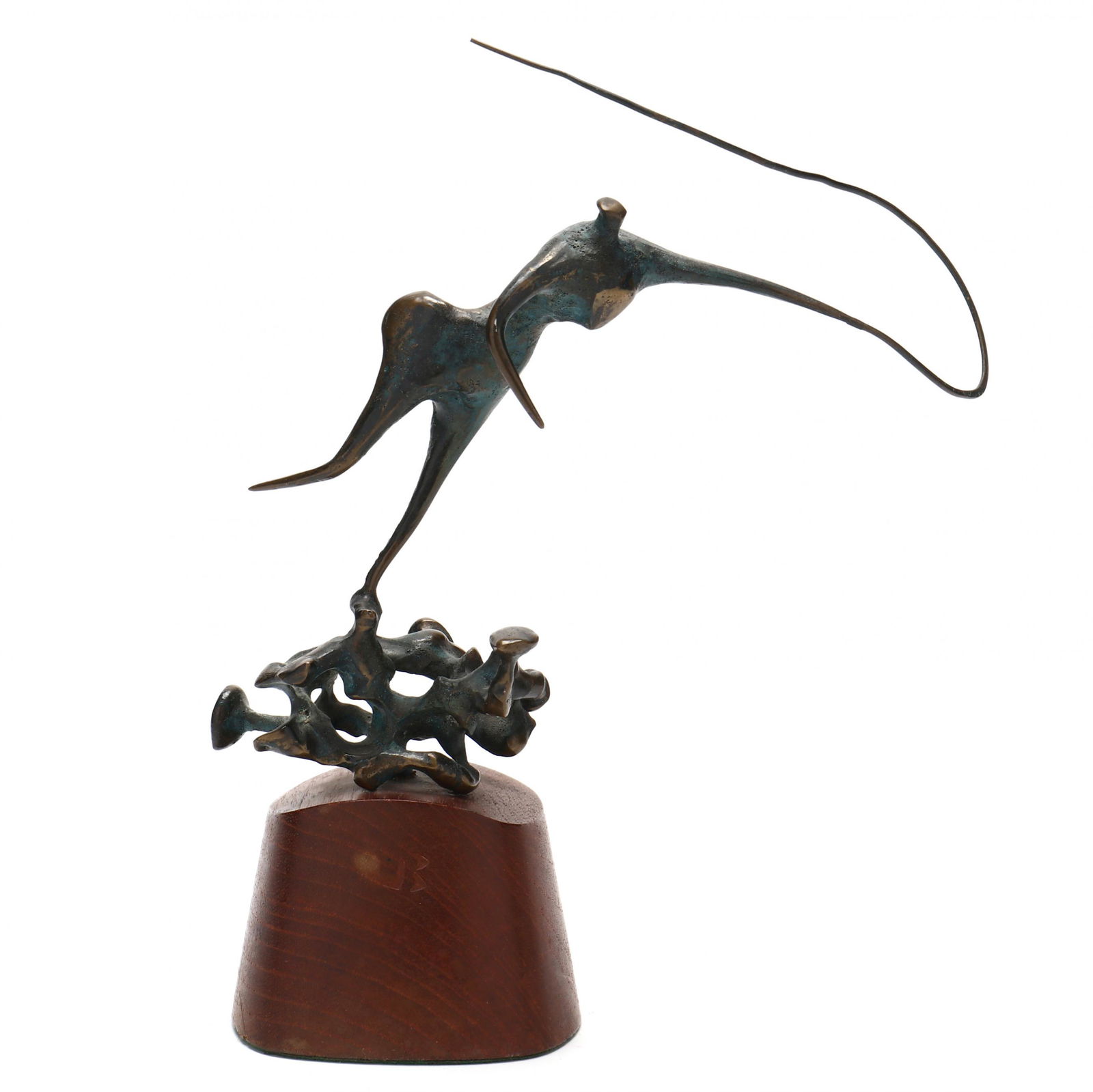 A Surrealist Bronze Figural Sculpture (1 of 6)