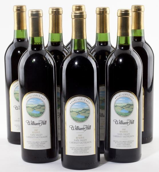 William Hill: William Hill - Vintage 1987 Reserve "A rich core of focused, concentrated currant, black cherry and plum flavors balances beautifully with finely integrated tannins, marking this as a potentially magn