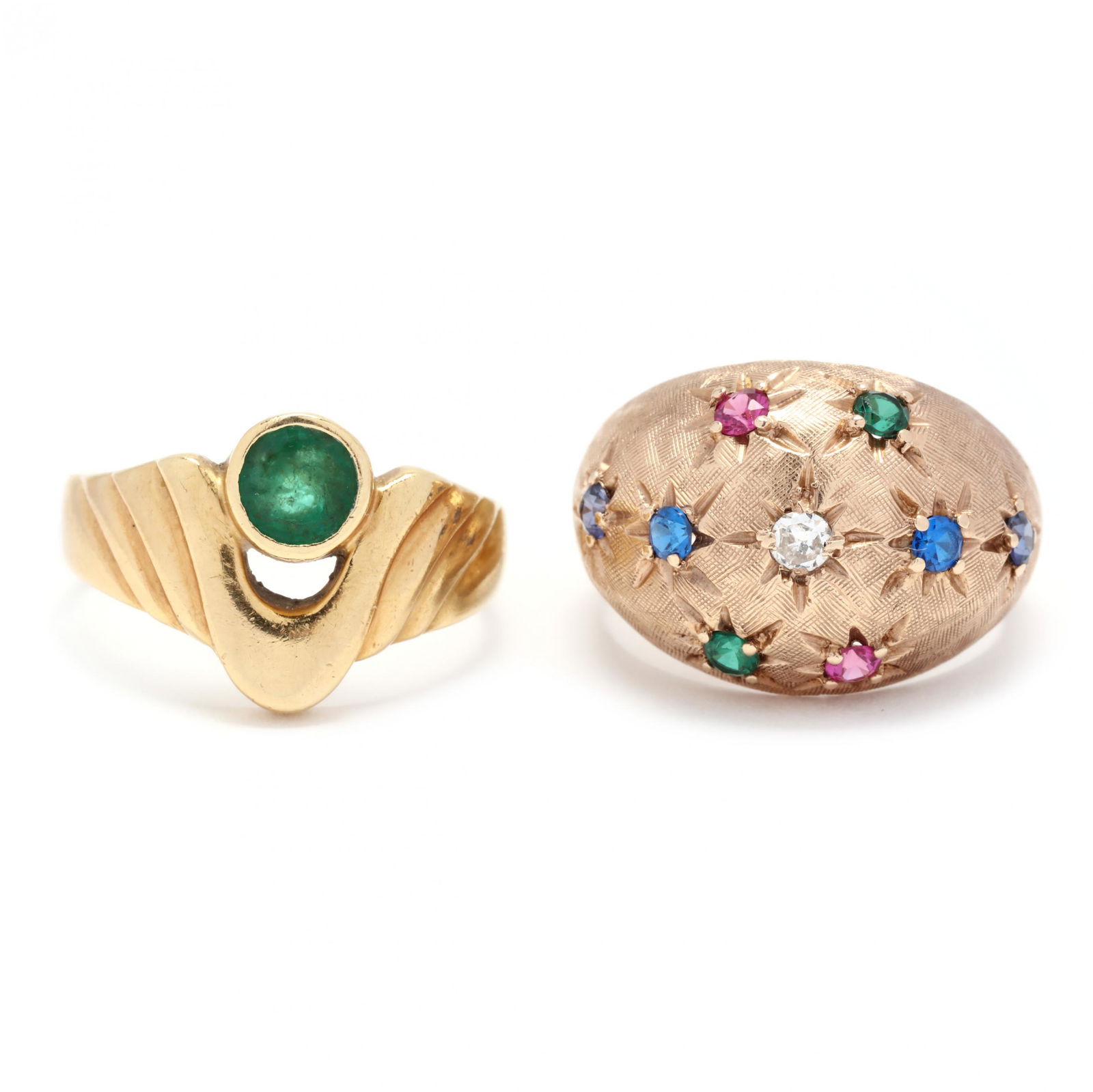 Two Gold and Gem-Set Rings (1 of 6)