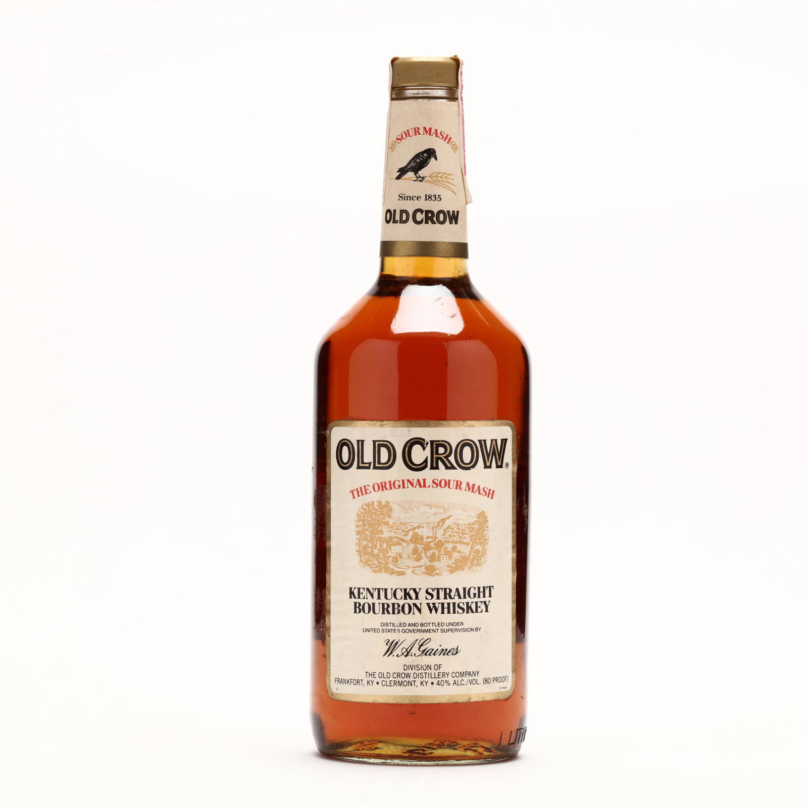 Old Crow Bourbon Whiskey Auction