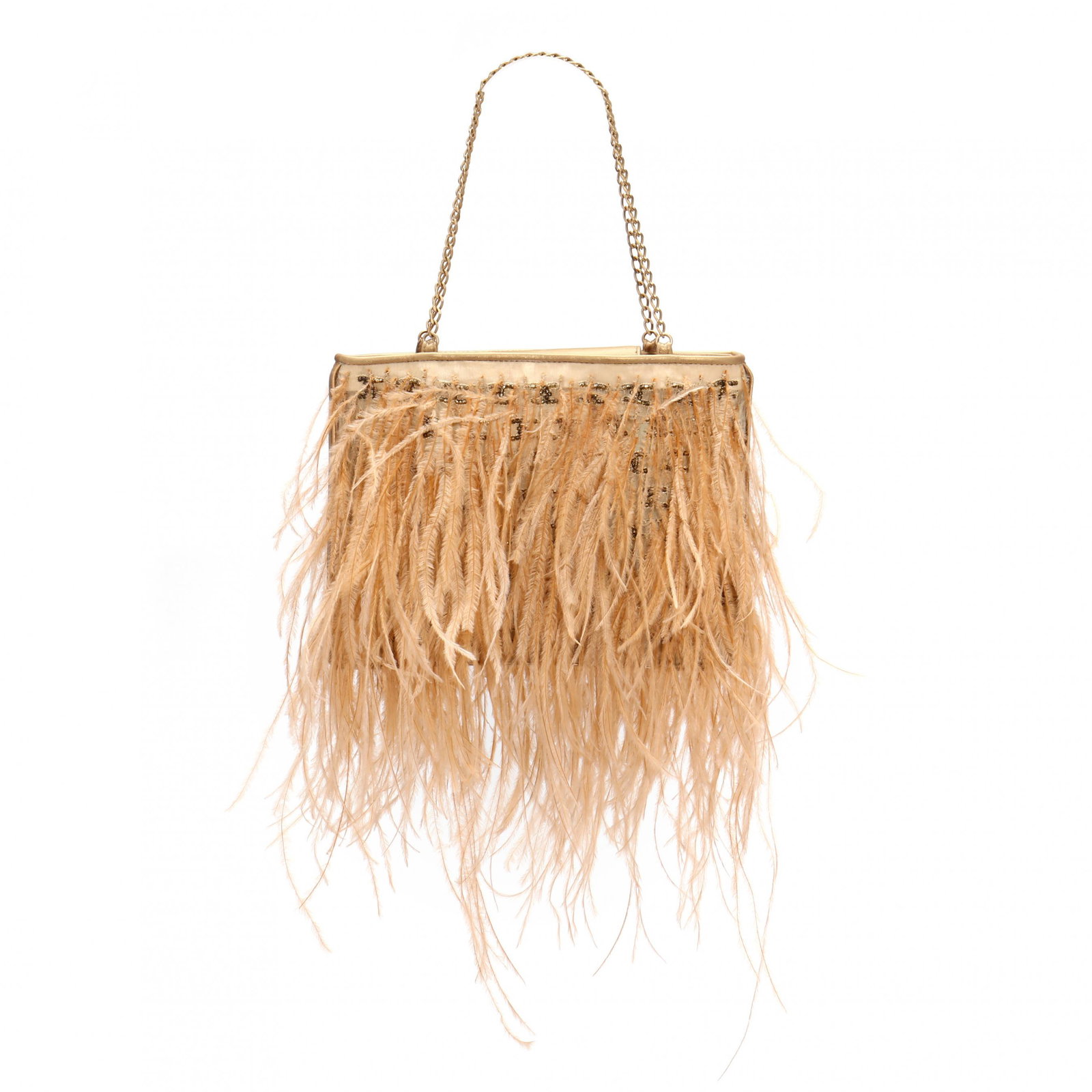 Chanel, Vintage Ostrich Feather Theatre Bag (1 of 12)