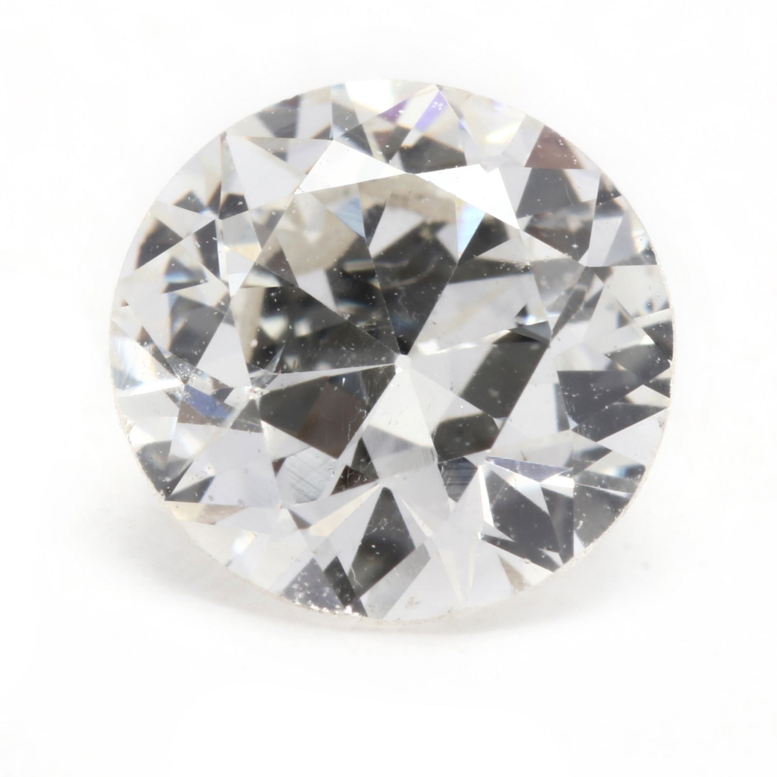 Loose Old European Cut Diamond: Loose Old European Cut Diamondweighing .87 carat (actual) (H Color, SI2 Clarity) From the Estate of Martha Melvin, Winston-Salem, North Carolina Additional high-resolution photos are available at www.