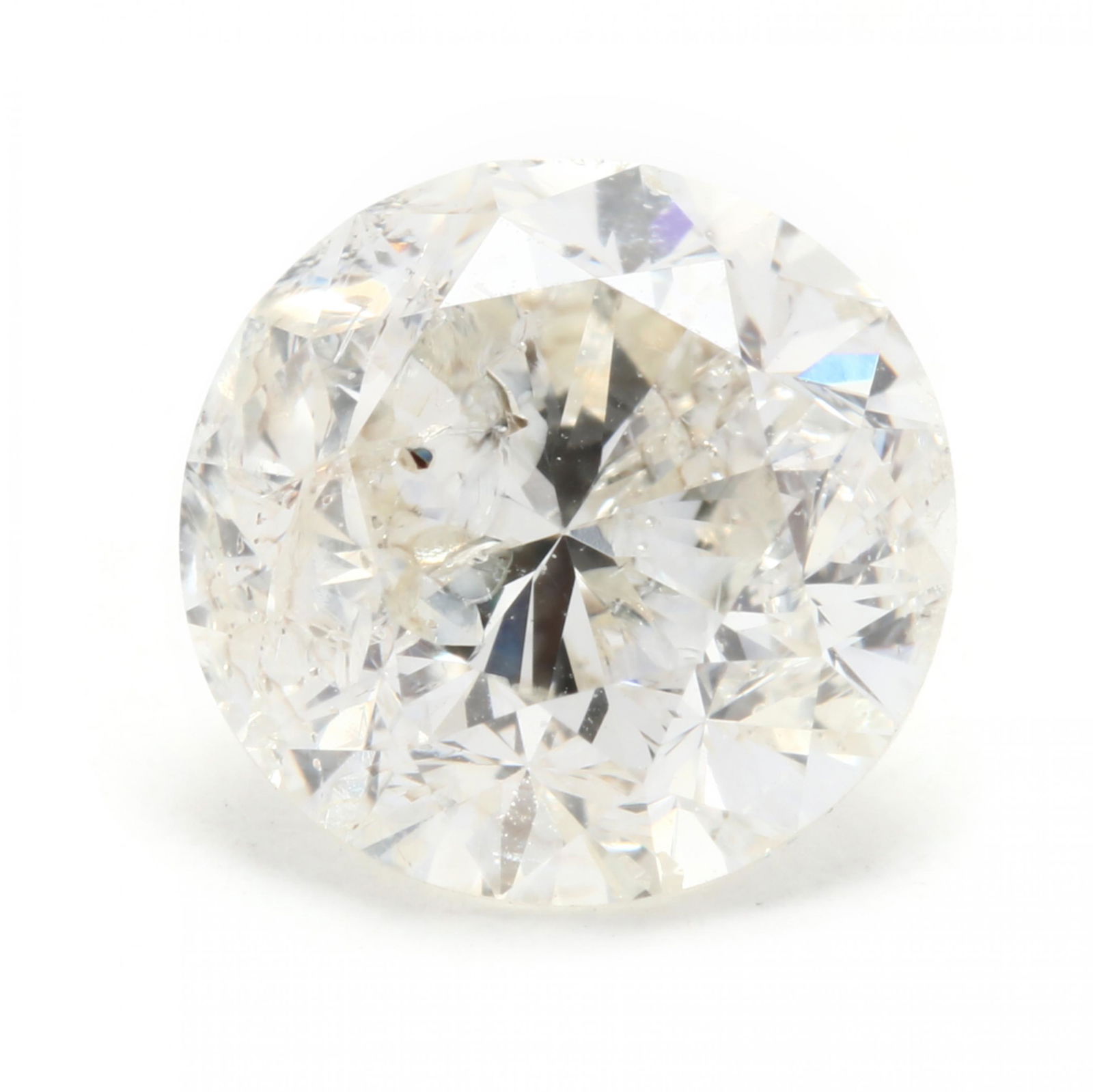 Loose Old European Cut Diamond: Loose Old European Cut Diamondold European cut diamond weighing 1.14 carats (actual) (J Color, I3 Clarity) From the Estate of Martha Melvin, Winston-Salem, North Carolina Additional high-resolution ph
