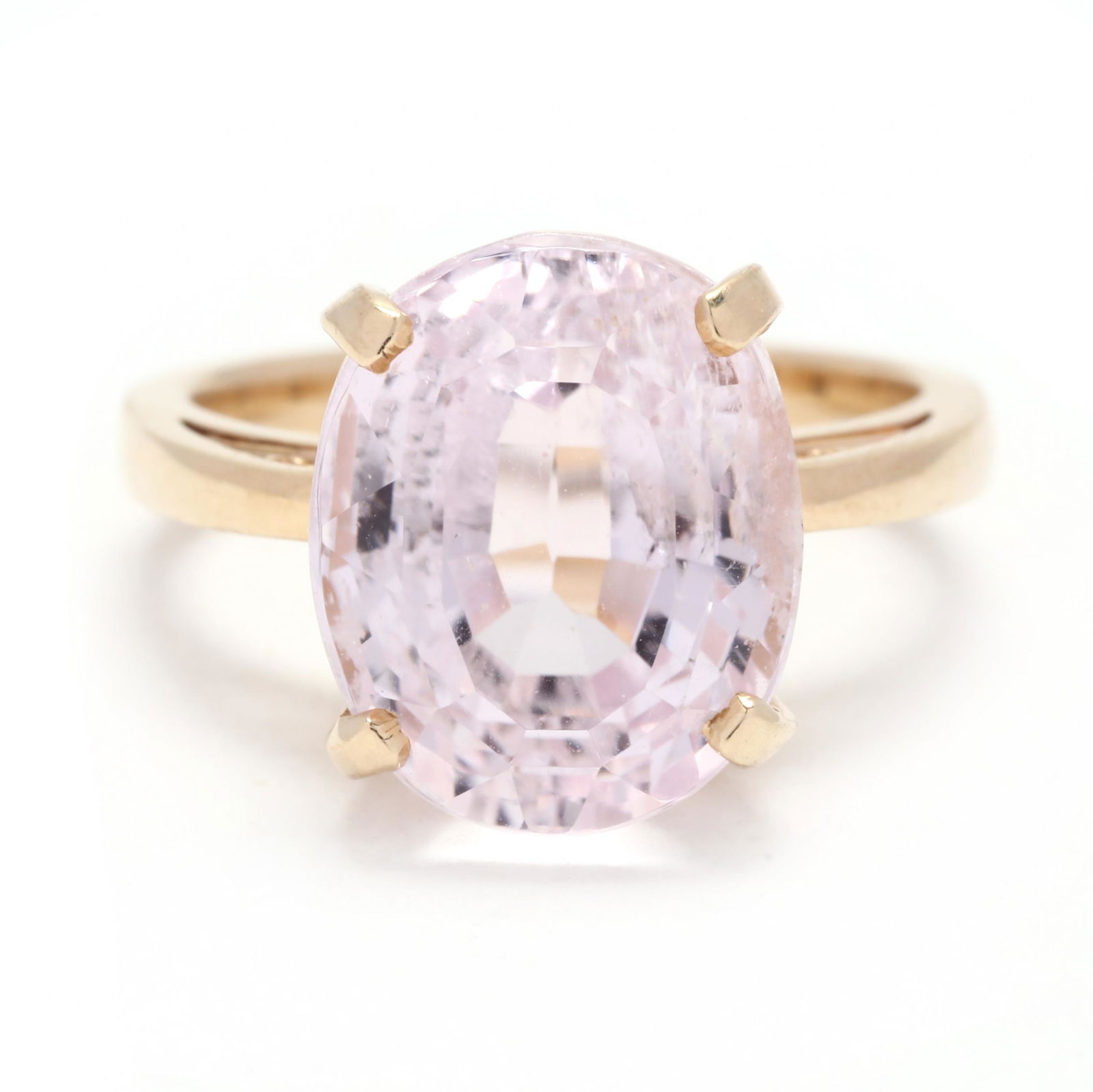 Gold and Kunzite Ring (1 of 5)