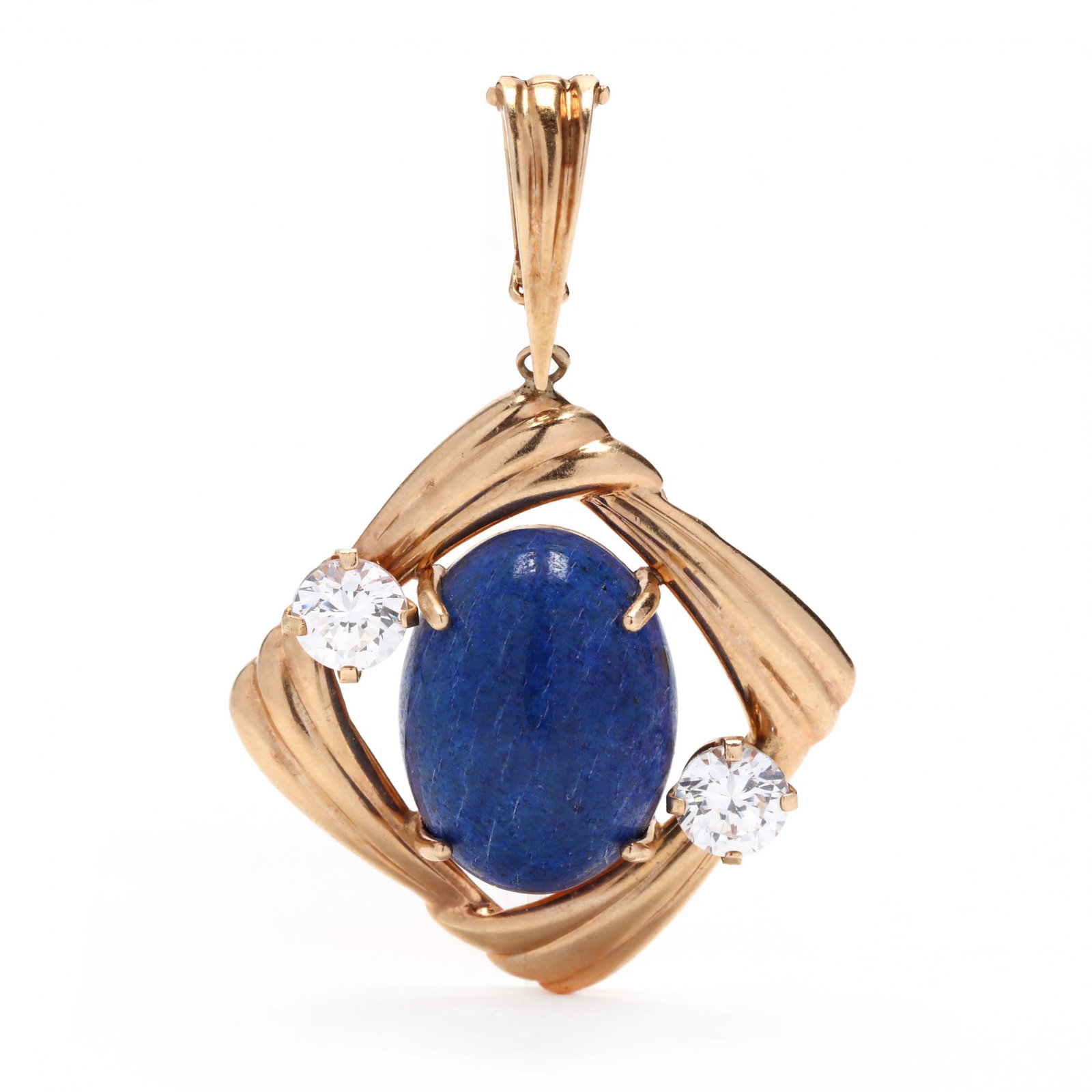 Gold and Gem-Set Pendant (1 of 3)