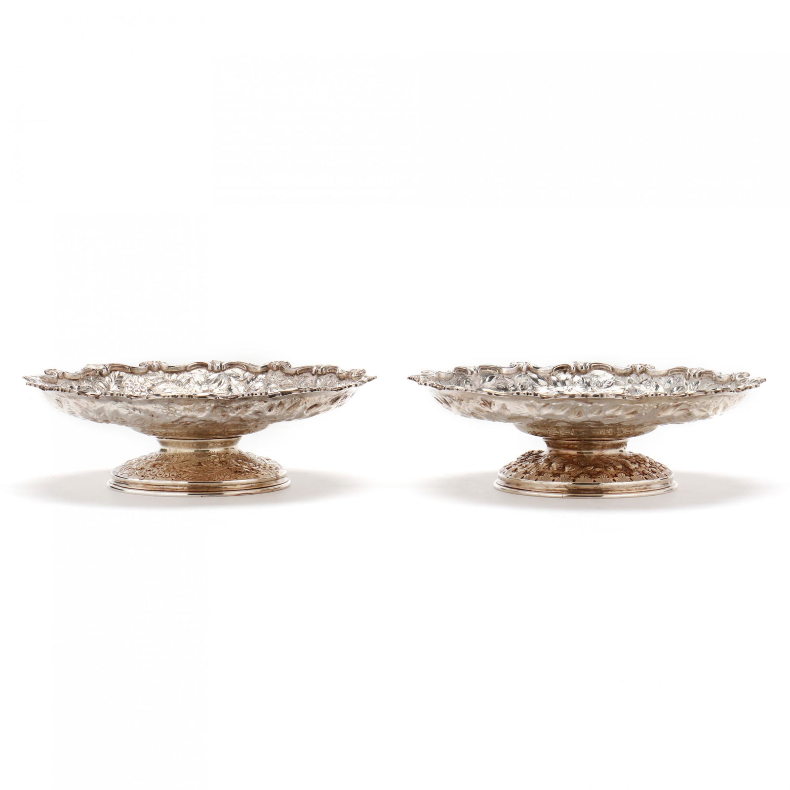 Pair of Tiffany & Co. Sterling Silver Tazzas (1 of 6)