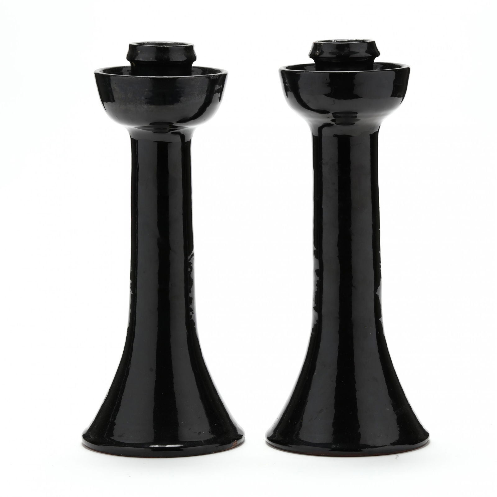 Ben Owen Master Potter (Seagrove, NC, 1905-1983), Candlesticks (1 of 7)