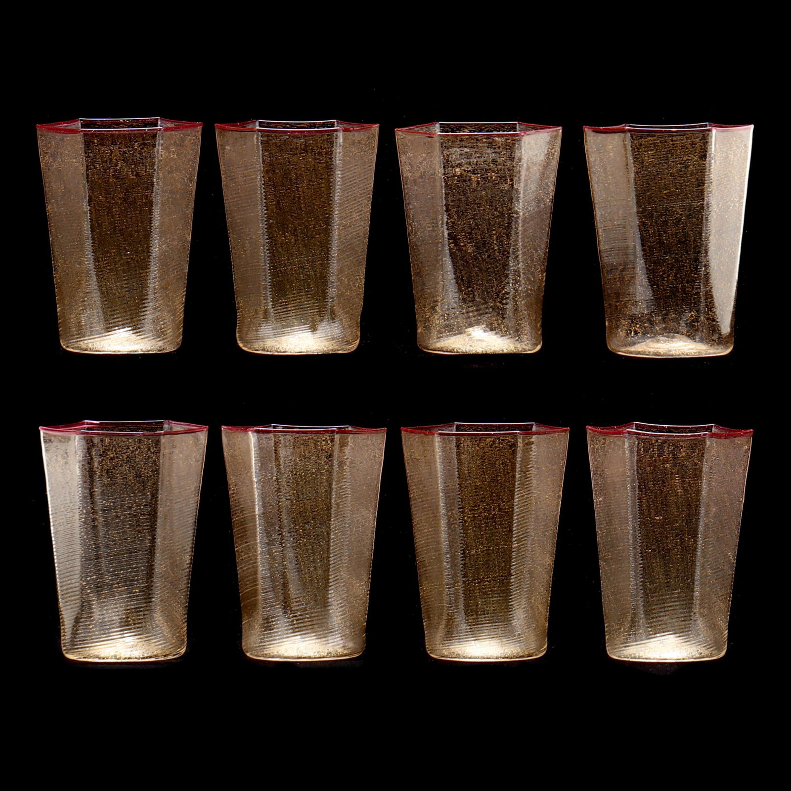 Eight Vintage Venetian Glasses (1 of 7)