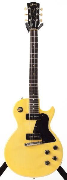 1958 Gibson Les Paul Special: 1958 Gibson Les Paul SpecialFinish: Professionally refinished TV Yellow, Serial Number: 8 3549see Gruhn Guitar Report for authenticity and condition detailsGruhn Guitar Report Available: http://www.ll