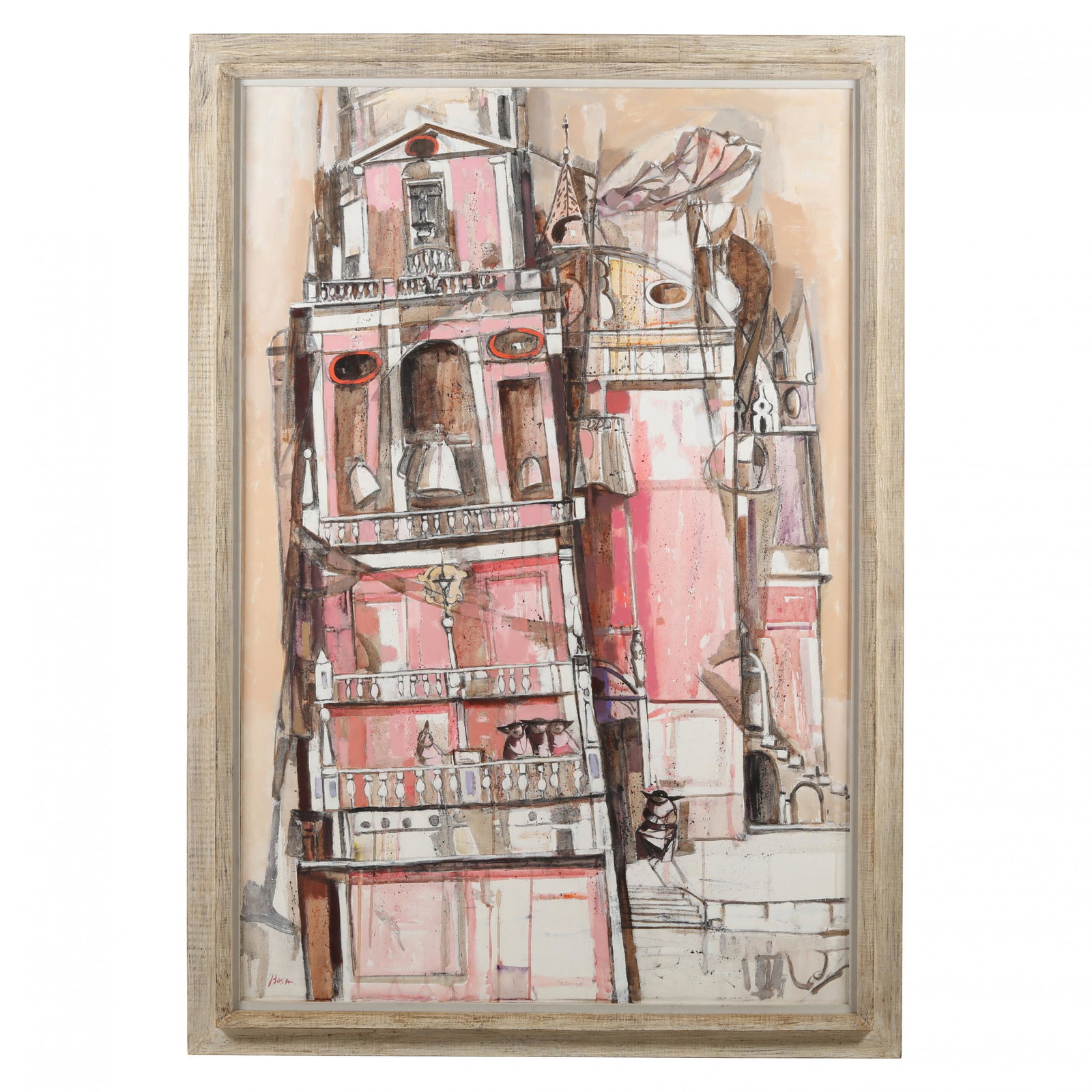 Louis (Luigi) Bosa (Italian-American, 1905-1981),  Cathedral in Venice (1 of 6)