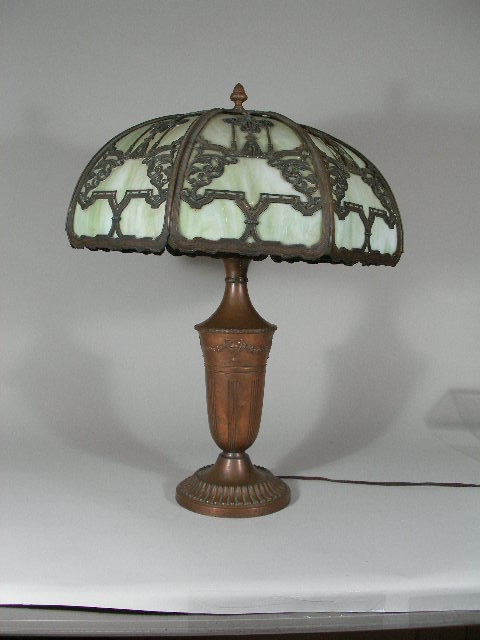 Arts and Crafts Table Lamp, att. to Bradley & Hub
