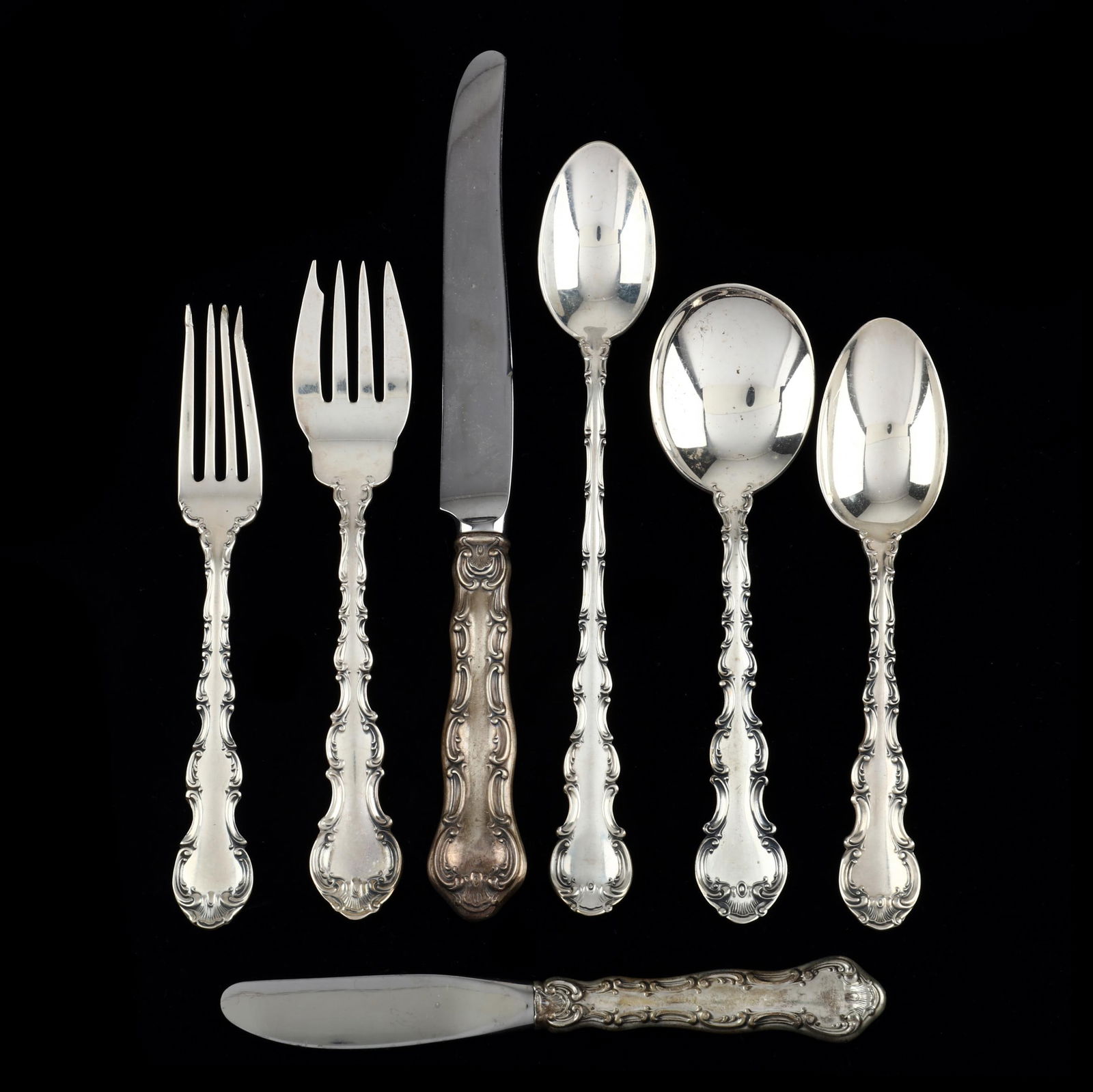 Gorham  Strasbourg  Sterling Silver Flatware Service (1 of 4)