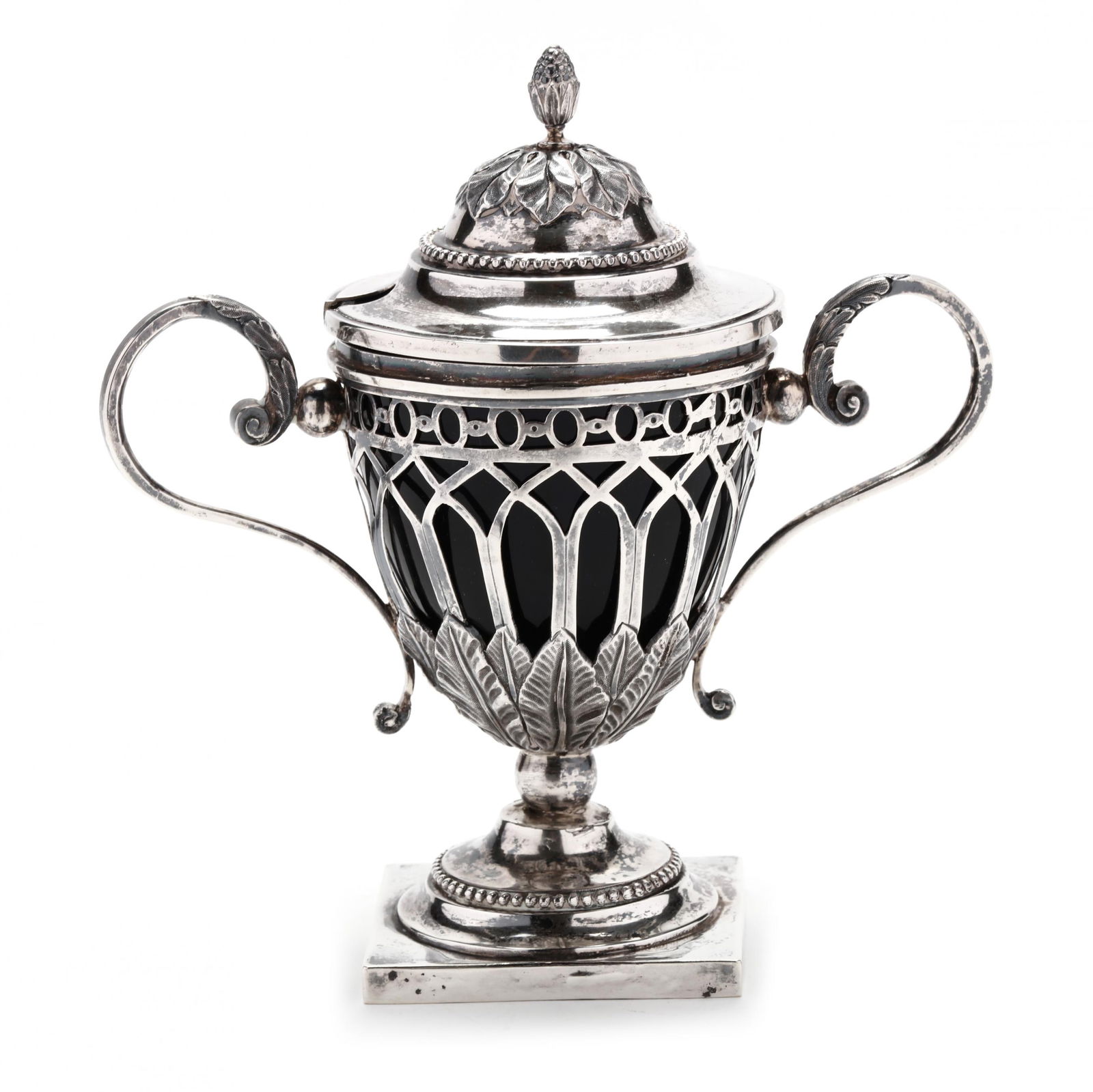 A Dutch Silver Sugar Urn with Cover (1 of 9)