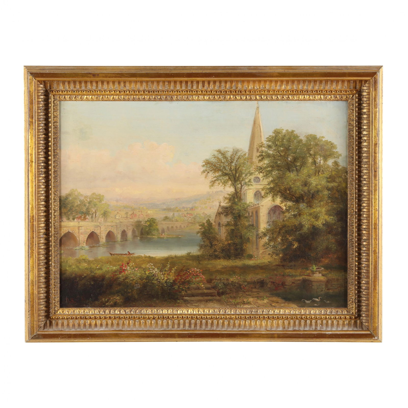 Russell Smith (Scottish-American, 1812-1896),  Stafort Church Bridge (sic) (1 of 5)