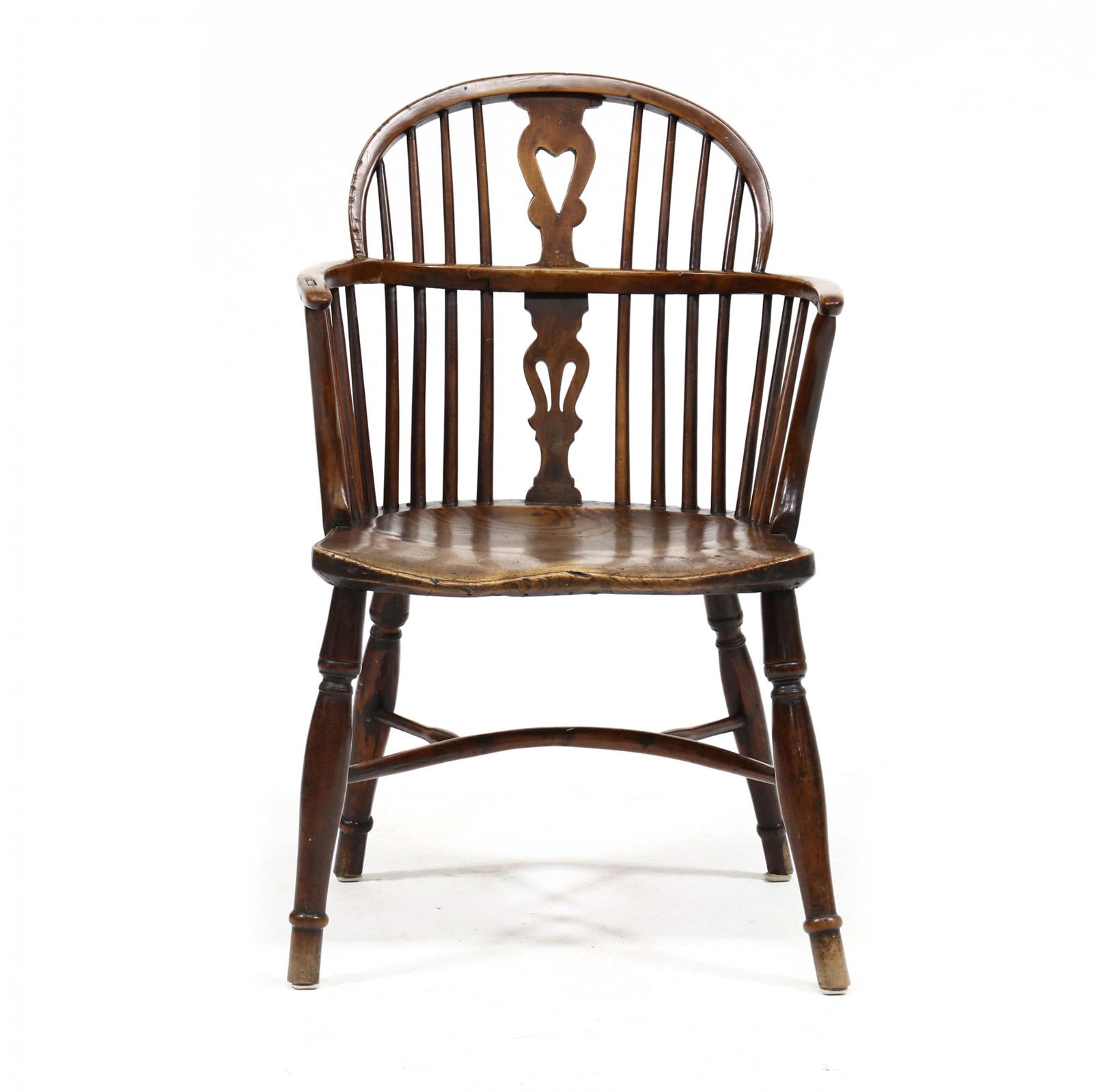 Antique English Elm Windsor Armchair (1 of 5)