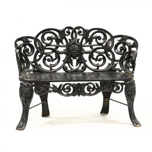 Kramer Bros., Cast Iron Garden Bench