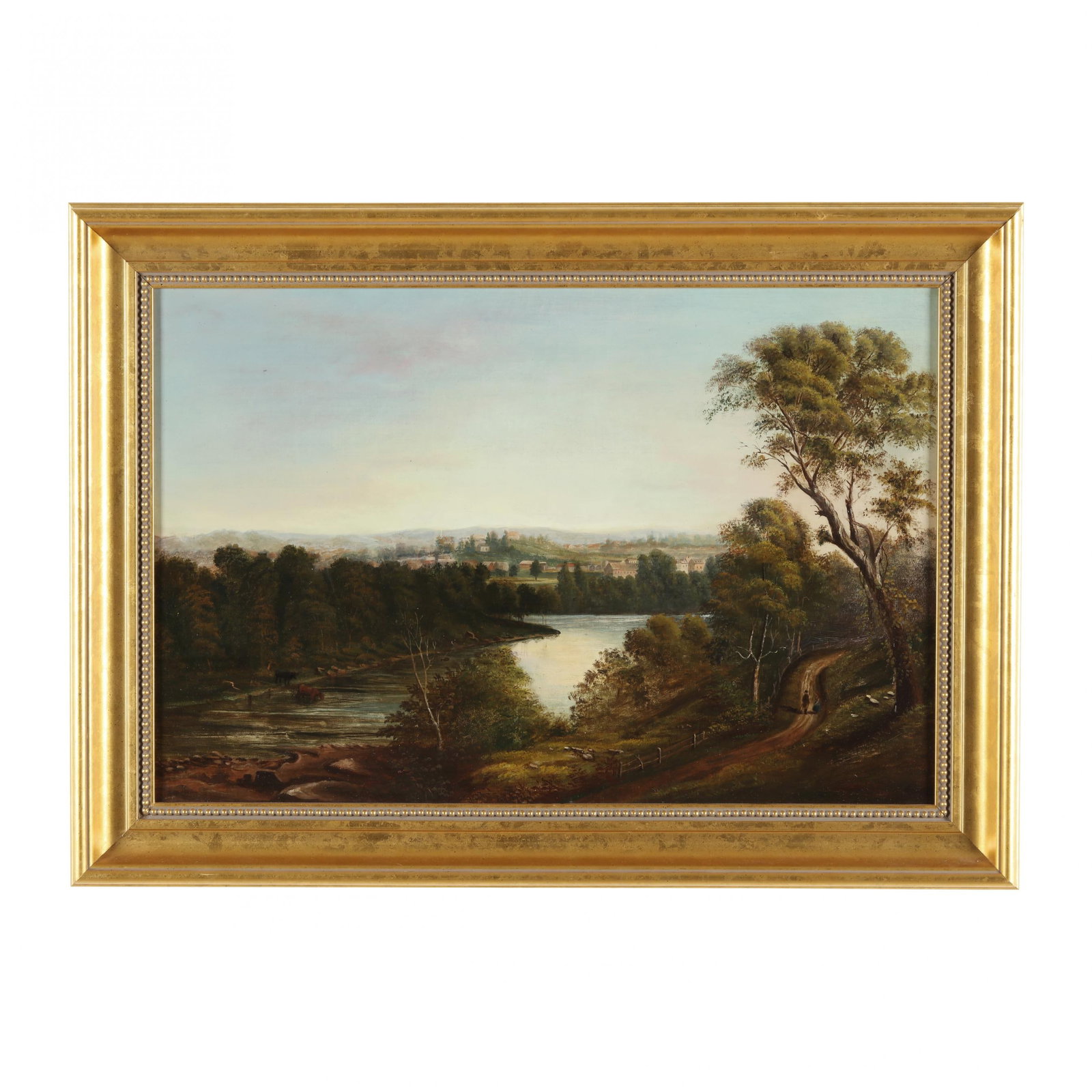 An Antique American School Landscape Painting (1 of 3)