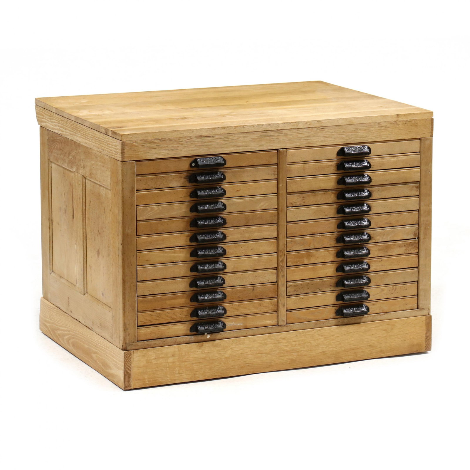 Vintage Hamilton Oak Printer's Cabinet (1 of 5)