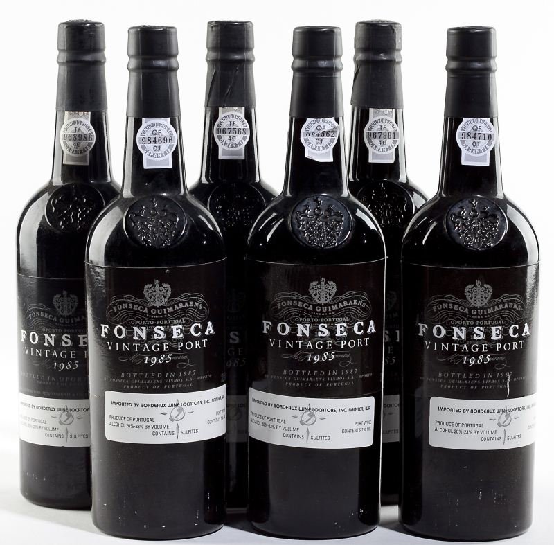 Fonseca Vintage Port: Fonseca Vintage Port "Very dark and youthful ruby-purple. Very intense aromas of blackberry and black licorice. Full-bodied and lightly sweet, with chewy tannins and a rich licorice, blackberry undert