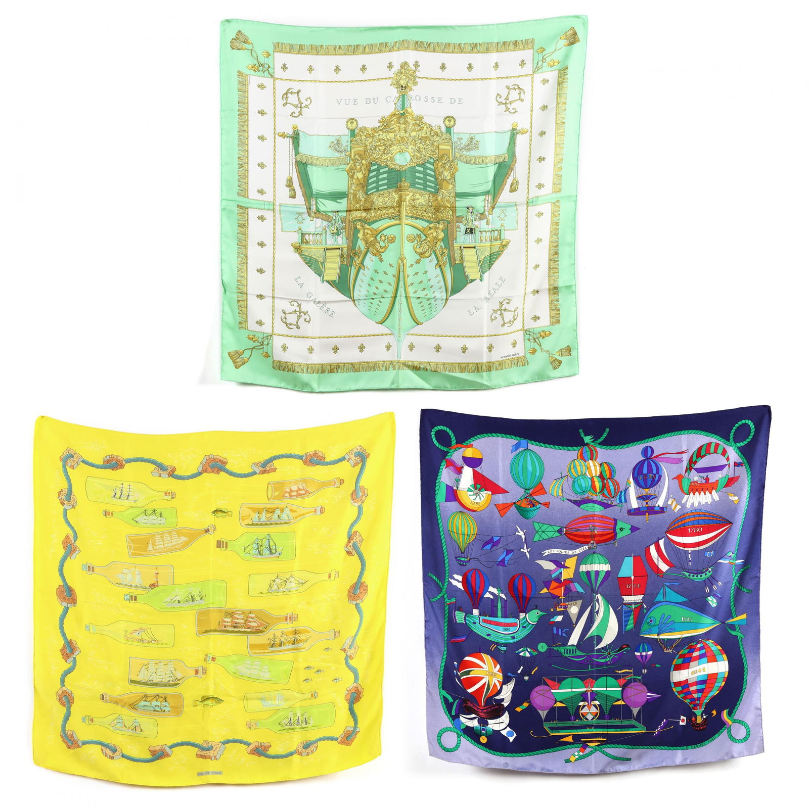 Three Hermes Silk Scarves (1 of 19)