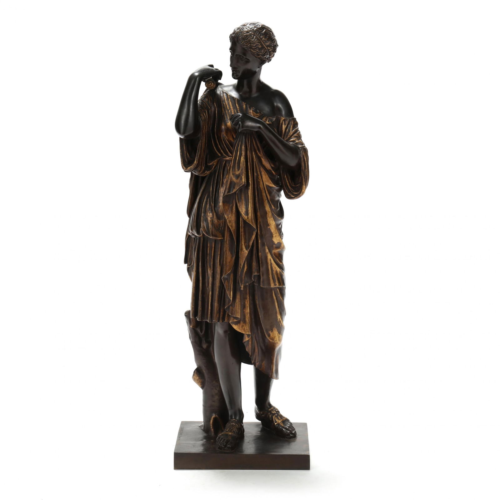 Ferdinand Barbedienne Bronze Figure of Diana of Gabii (1 of 10)