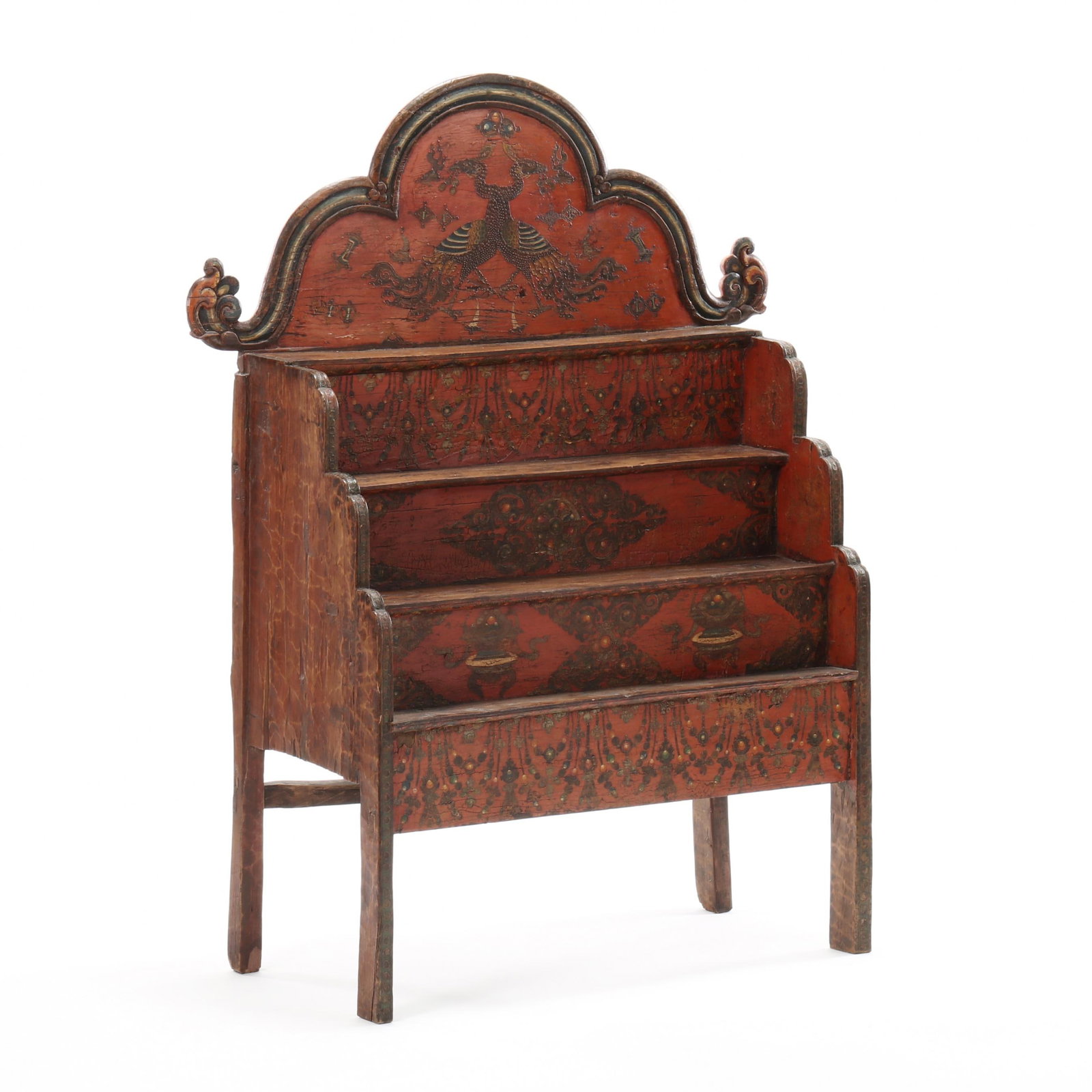 A Tibetan Butter Lamp Shrine Stand Table (1 of 11)